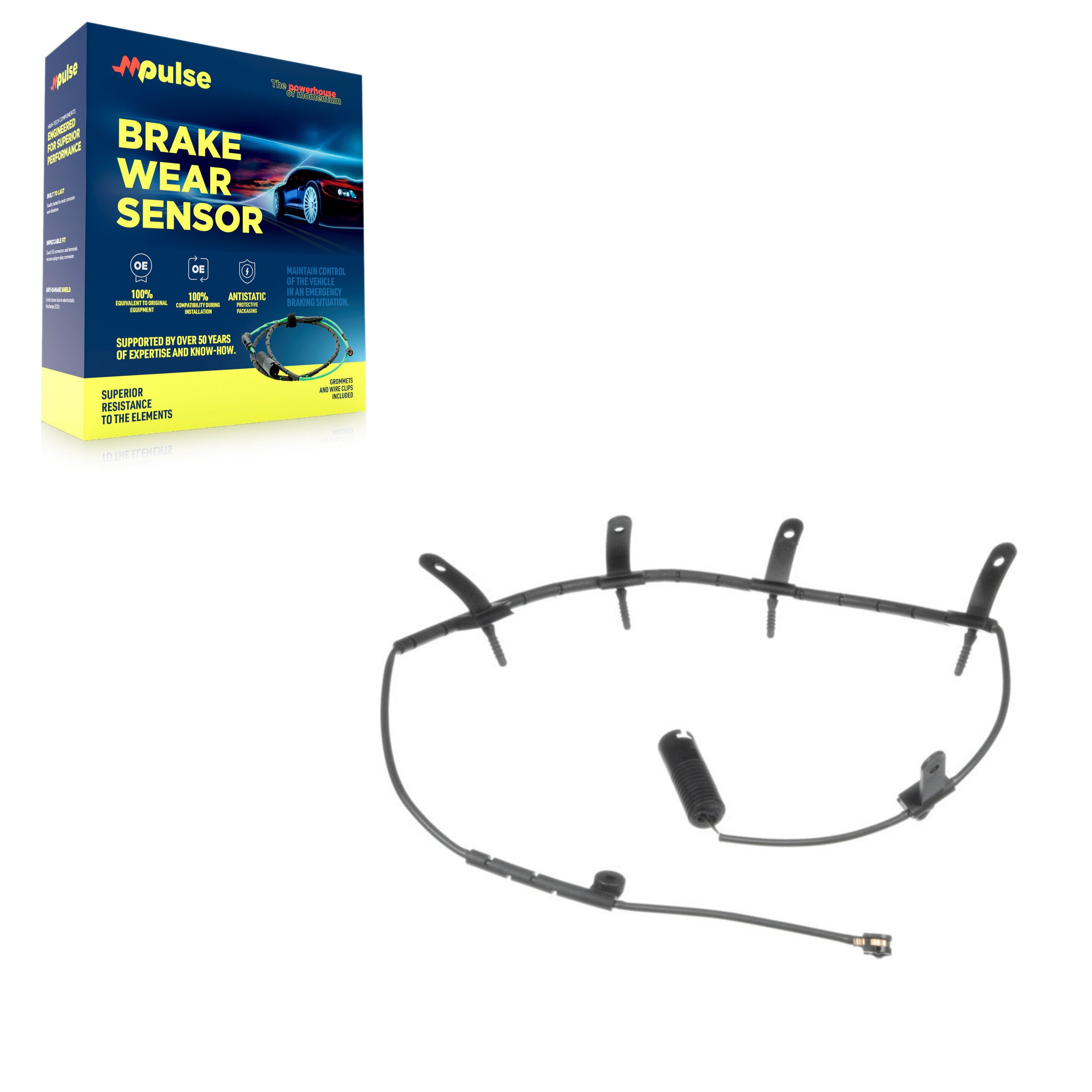 Mpulse SEN-2BWS0147 Disc Brake Pad Wear Sensor for 2002-2008 Mini Cooper - Front