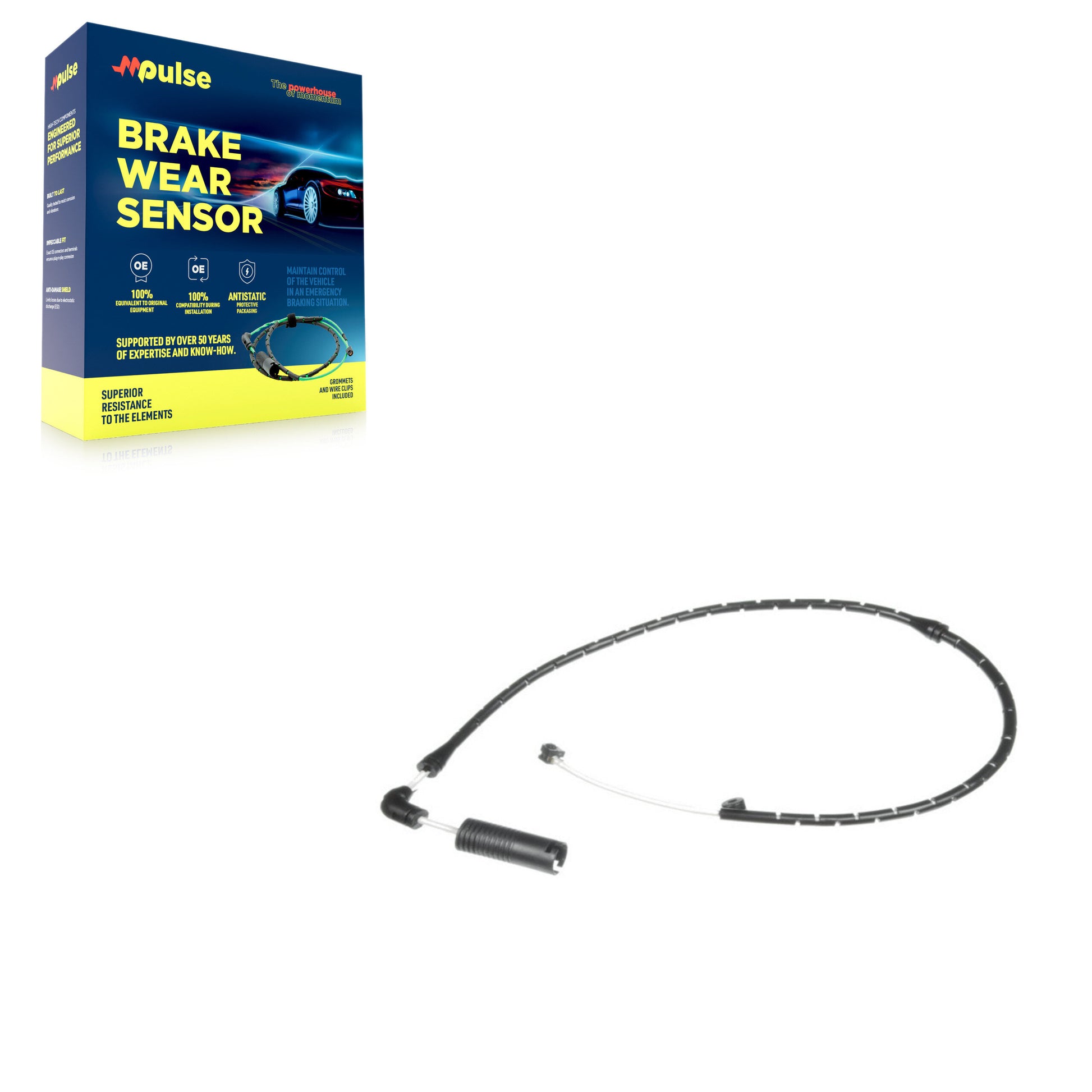 Mpulse SEN-2BWS0153 Disc Brake Pad Wear Sensor for 2004-2010 BMW X3 - Front