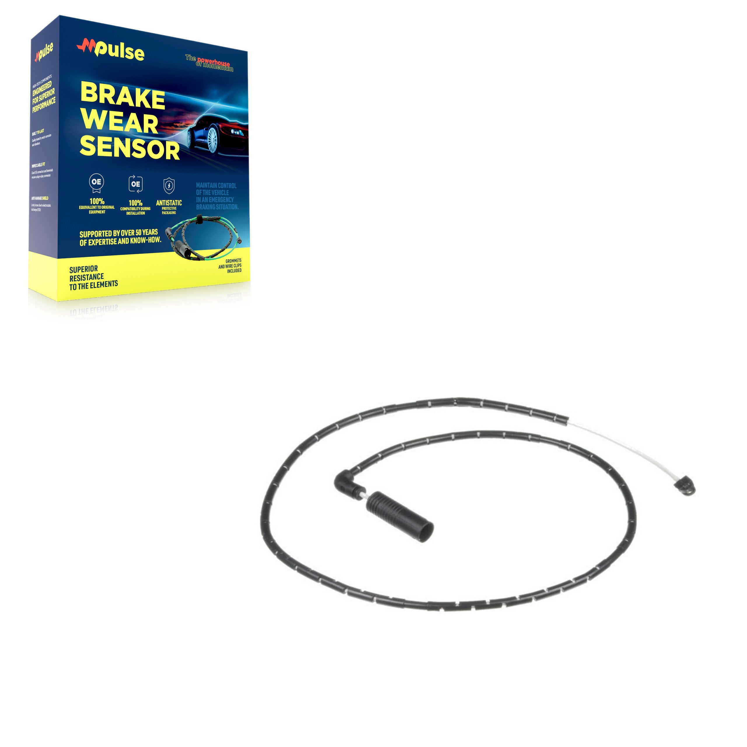 Mpulse SEN-2BWS0154 Disc Brake Pad Wear Sensor for 2004-2010 BMW X3 - Rear