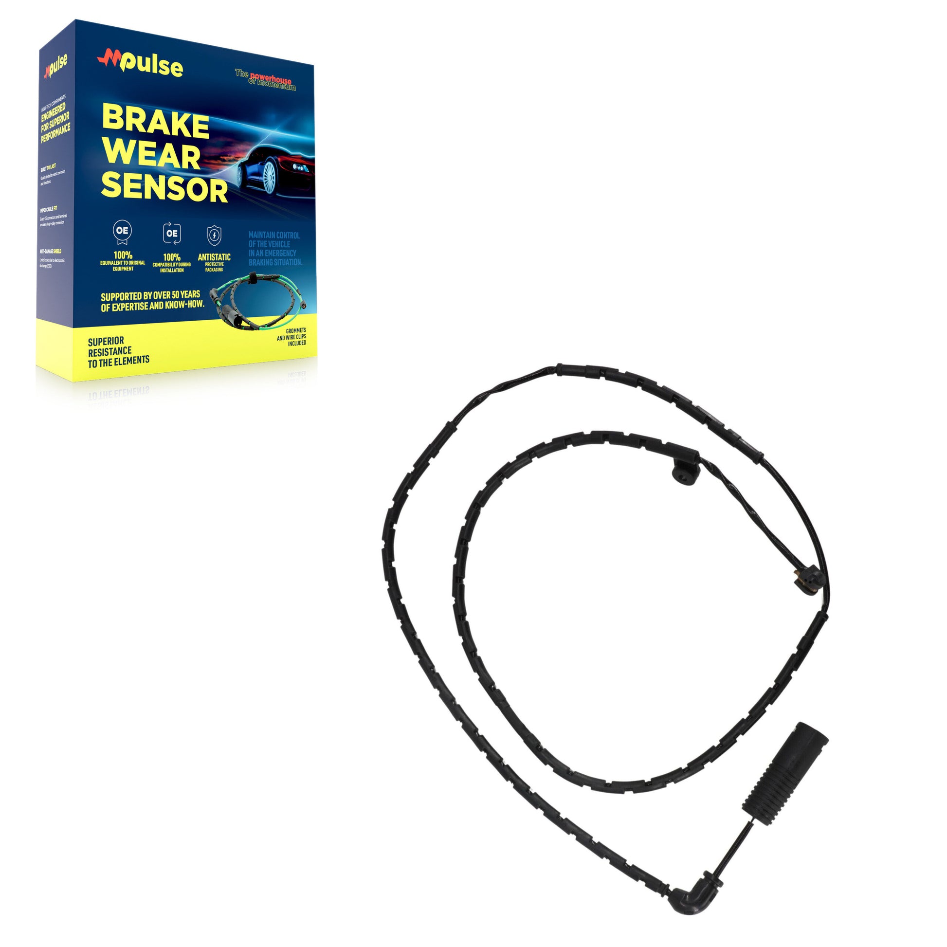 Mpulse SEN-2BWS0164 Disc Brake Pad Wear Sensor for 2002-2011 Land Rover Range Rover - Rear