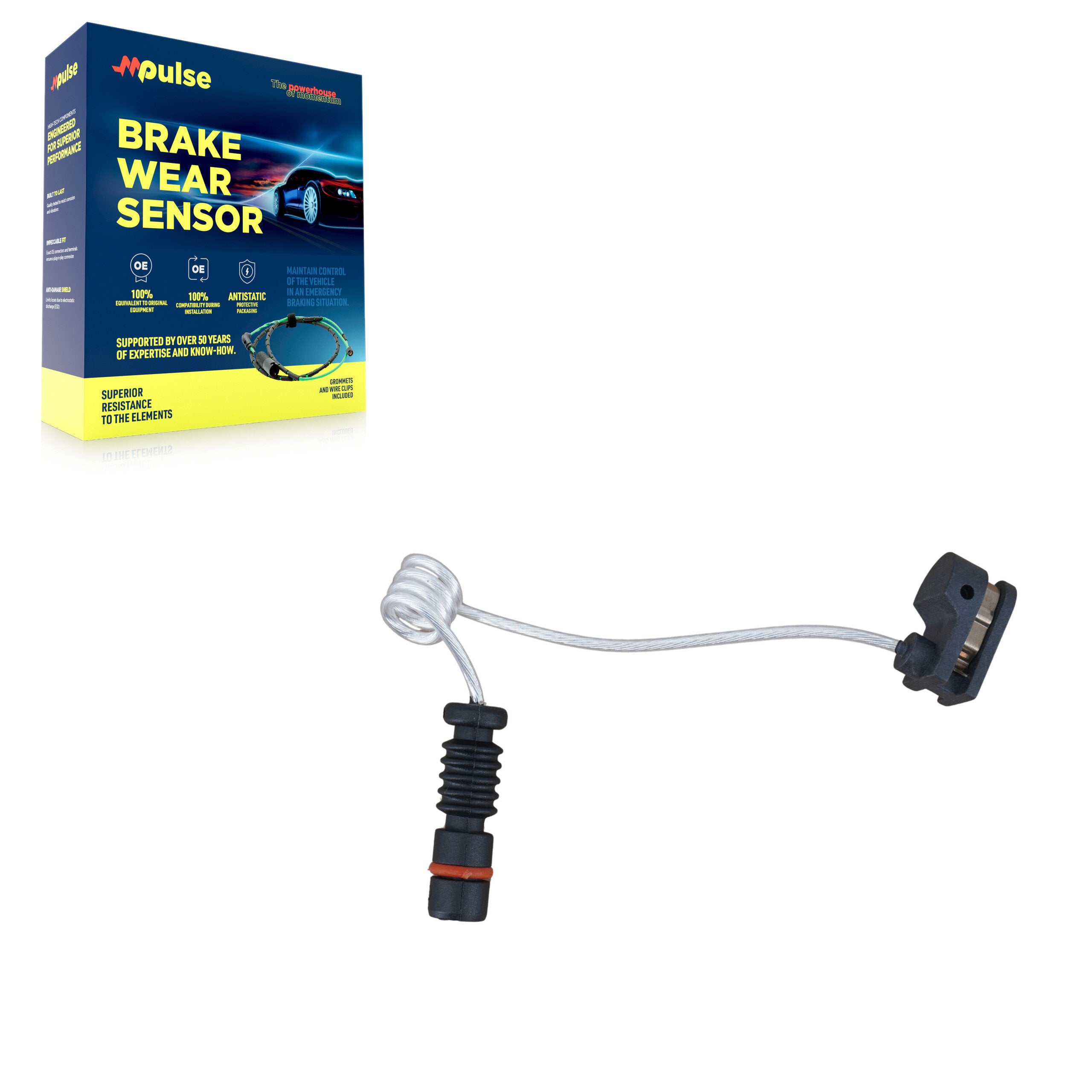 Mpulse SEN-2BWS0165 Disc Brake Pad Wear Sensor for 2004-2006 Dodge Sprinter 2500, Dodge Sprinter 3500 - Rear