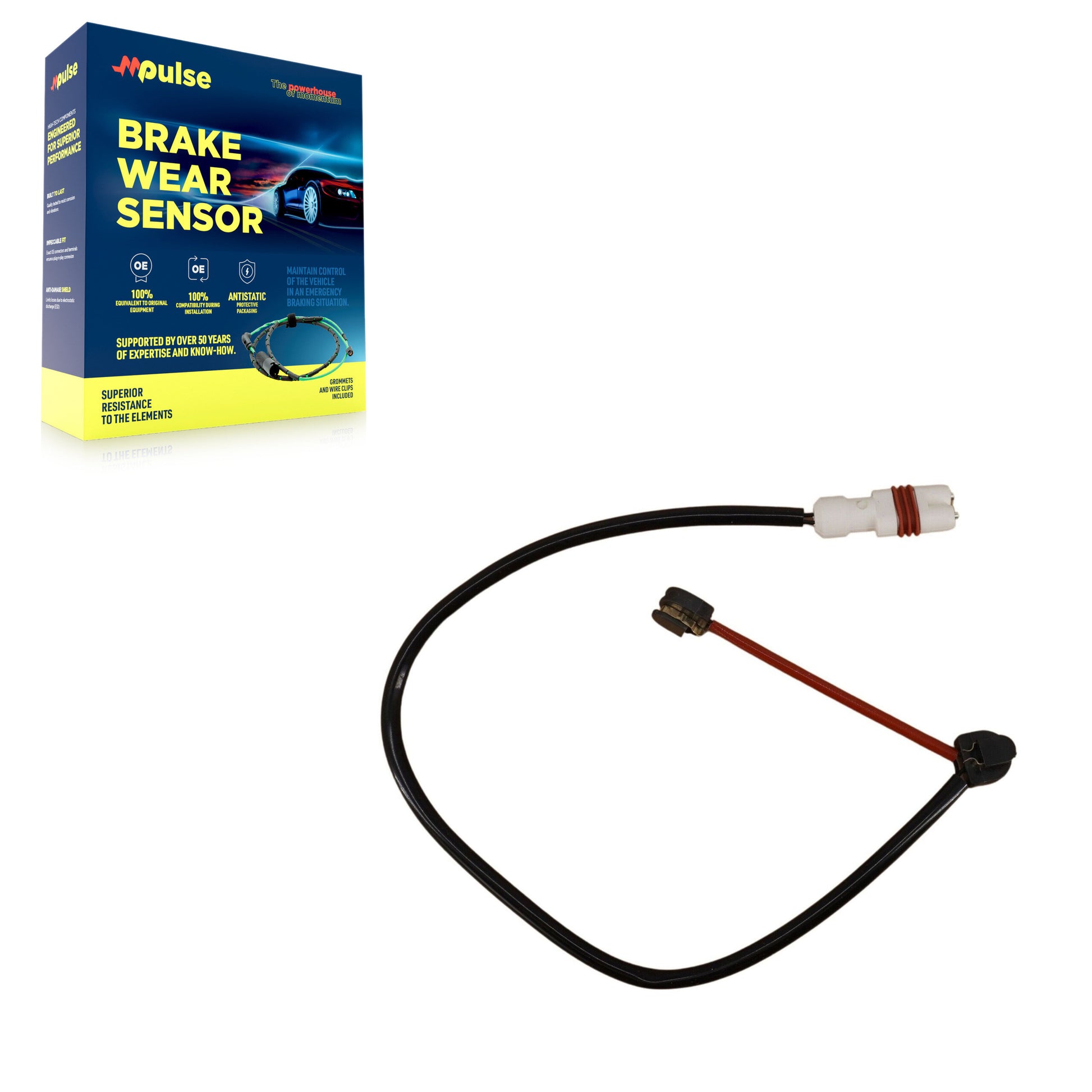 Mpulse SEN-2BWS0167 Disc Brake Pad Wear Sensor for 2001-2008 Porsche 911 - Rear