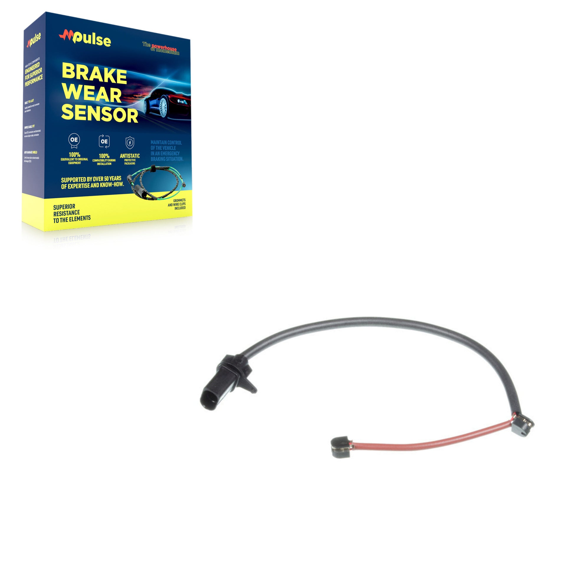 Mpulse SEN-2BWS0183 Disc Brake Pad Wear Sensor for 2007-2016 Audi RS5, Audi R8, Audi RS4 - Front, Front Left