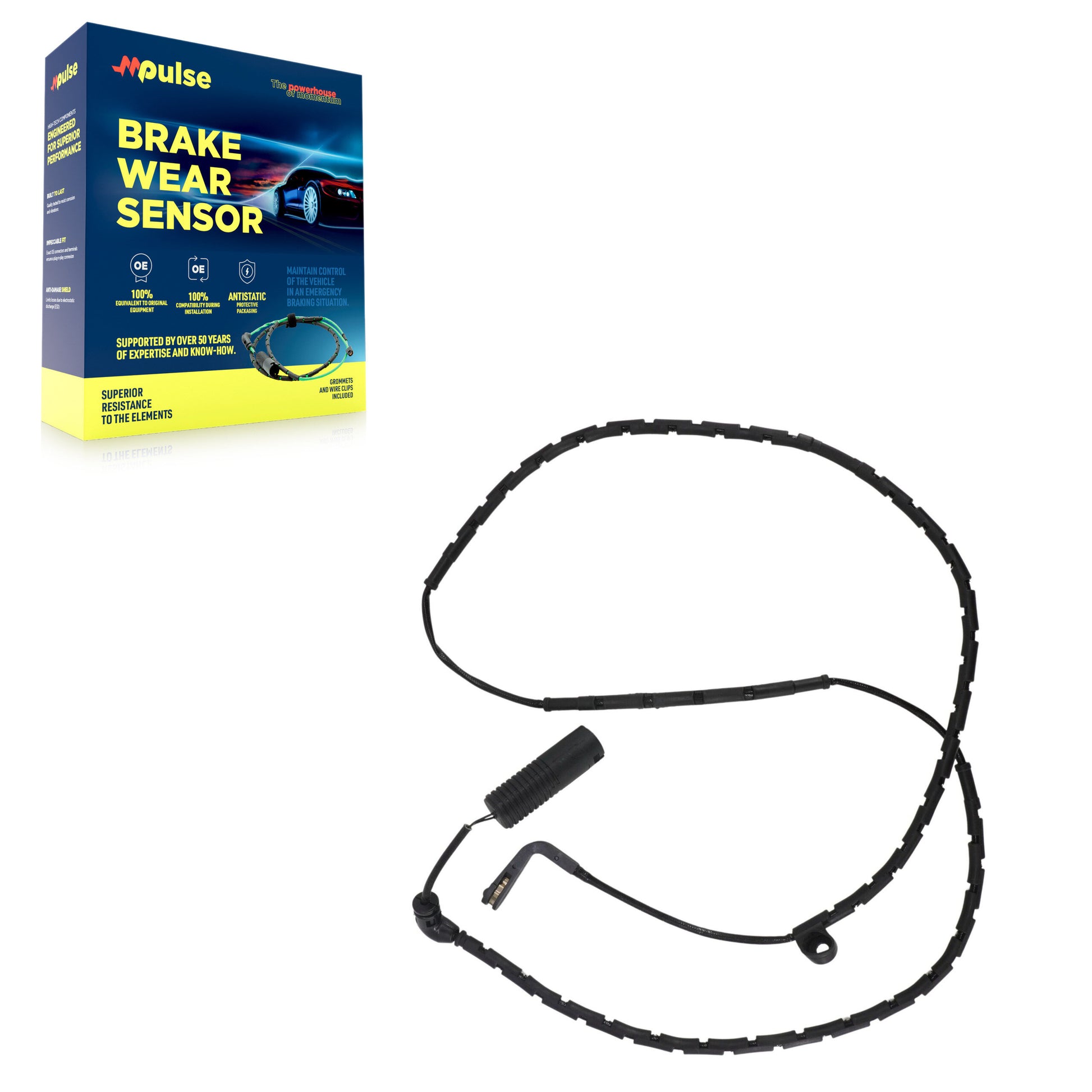 Mpulse SEN-2BWS0186 Disc Brake Pad Wear Sensor for 2006-2012 Land Rover Range Rover - Rear