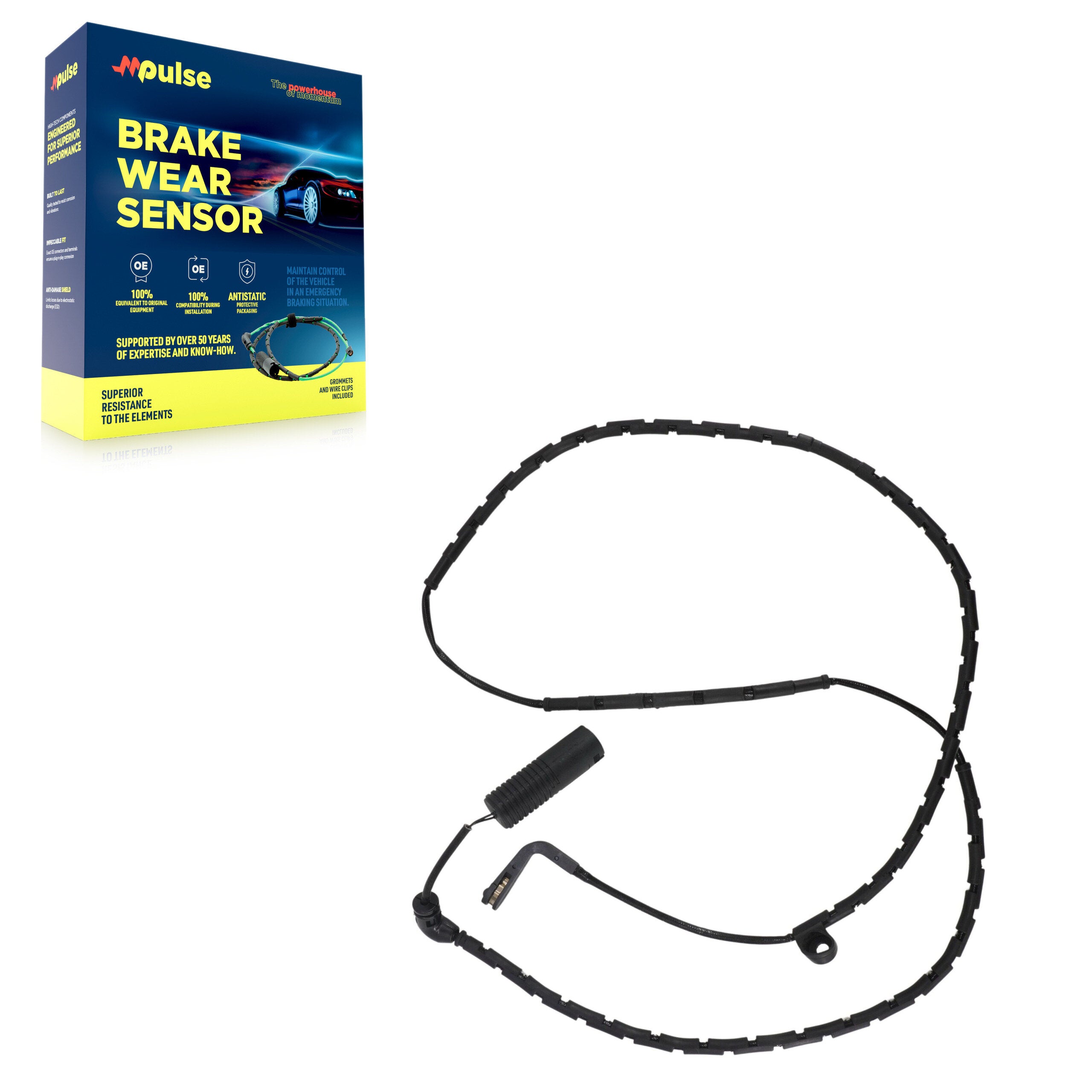 Mpulse SEN-2BWS0186 Disc Brake Pad Wear Sensor for 2006-2012 Land Rover Range Rover - Rear