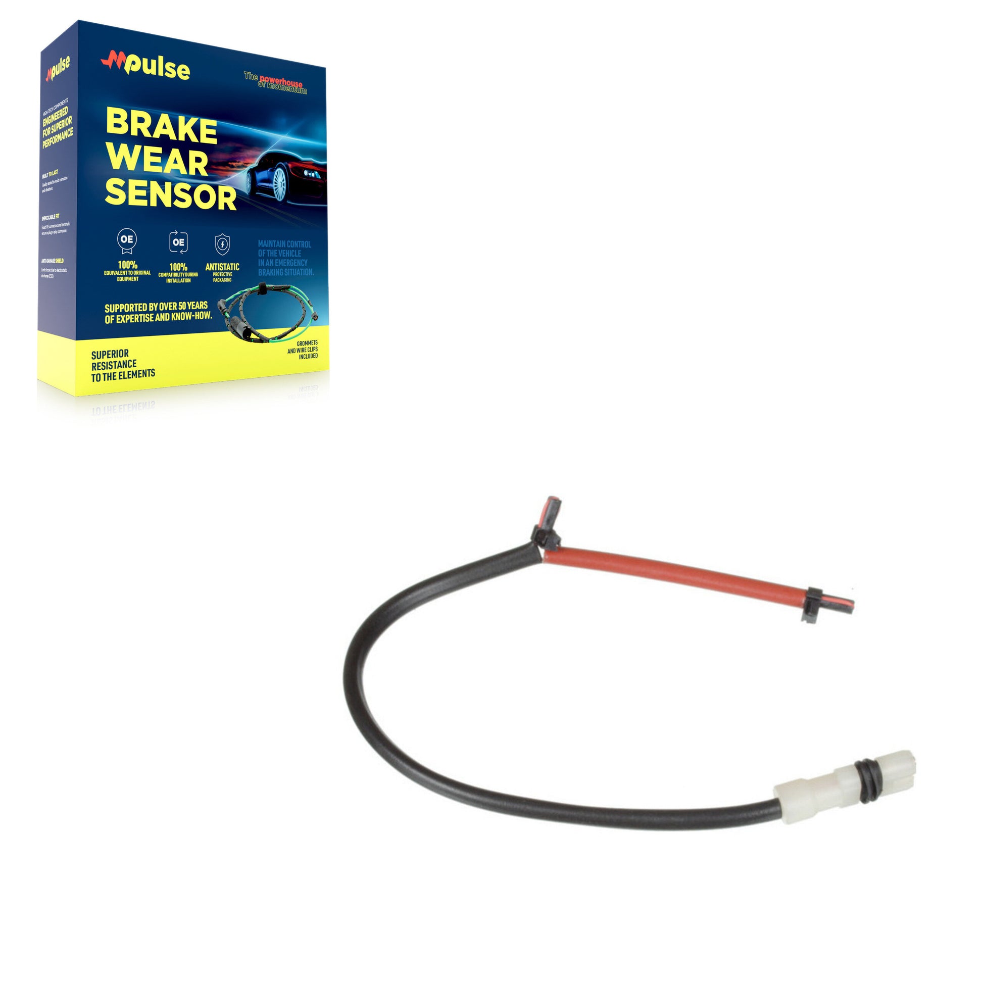 Mpulse SEN-2BWS0188 Disc Brake Pad Wear Sensor for 2005-2007 Porsche Boxster, Porsche Cayman - Front Right