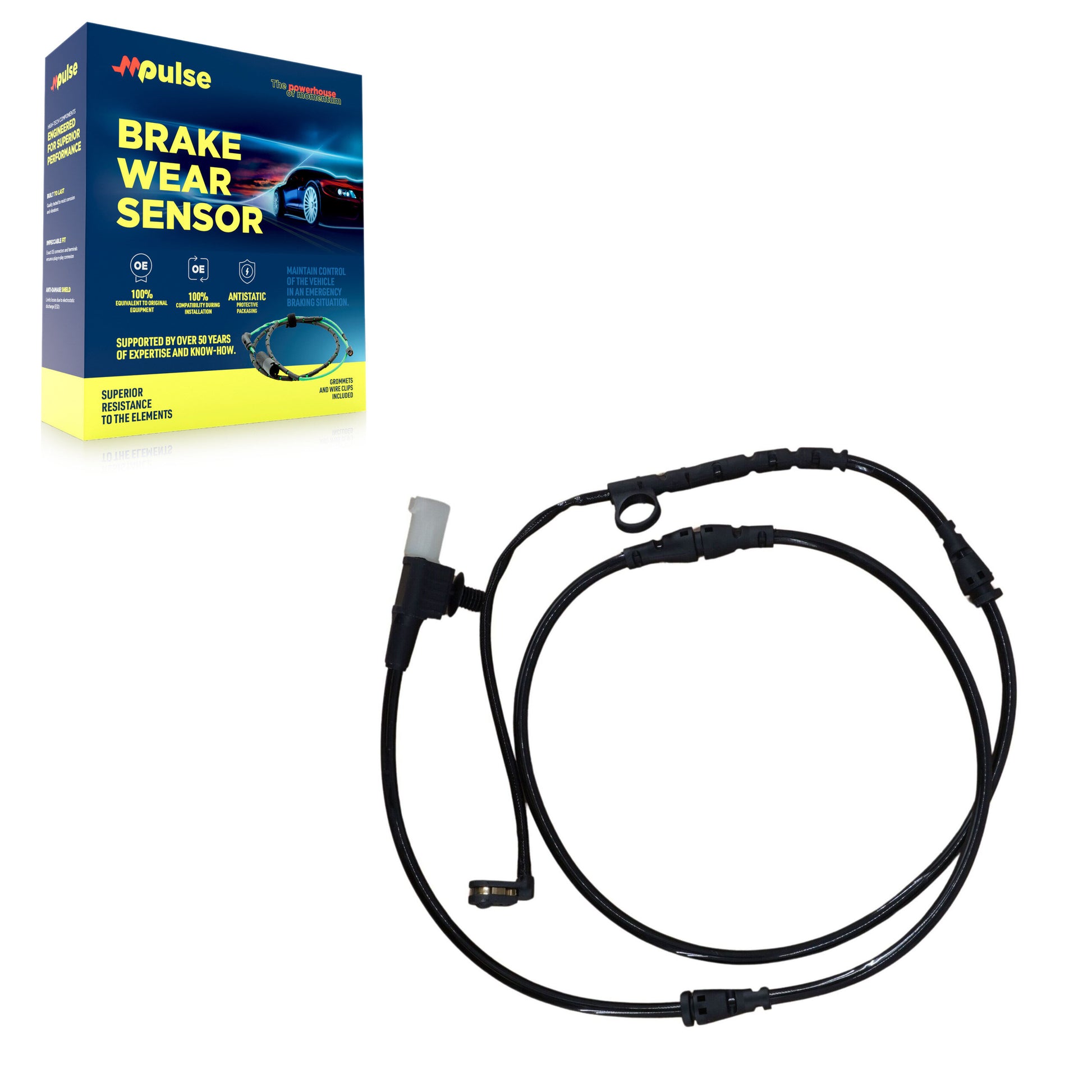 Mpulse SEN-2BWS0189 Disc Brake Pad Wear Sensor for 2006-2009 Land Rover Range Rover Sport - Front, Front Right