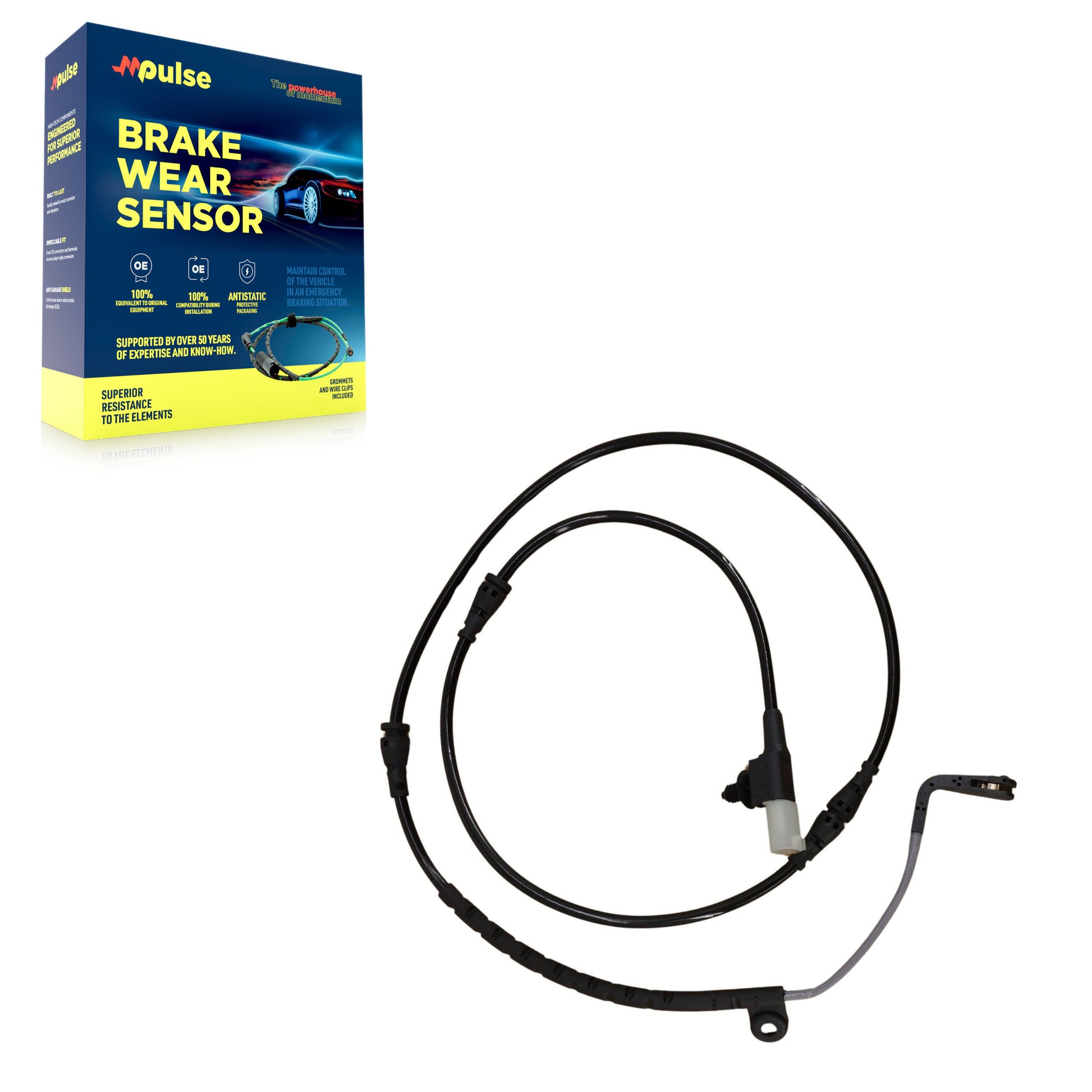 Mpulse SEN-2BWS0195 Disc Brake Pad Wear Sensor for 2006-2013 Land Rover Range Rover Sport - Front