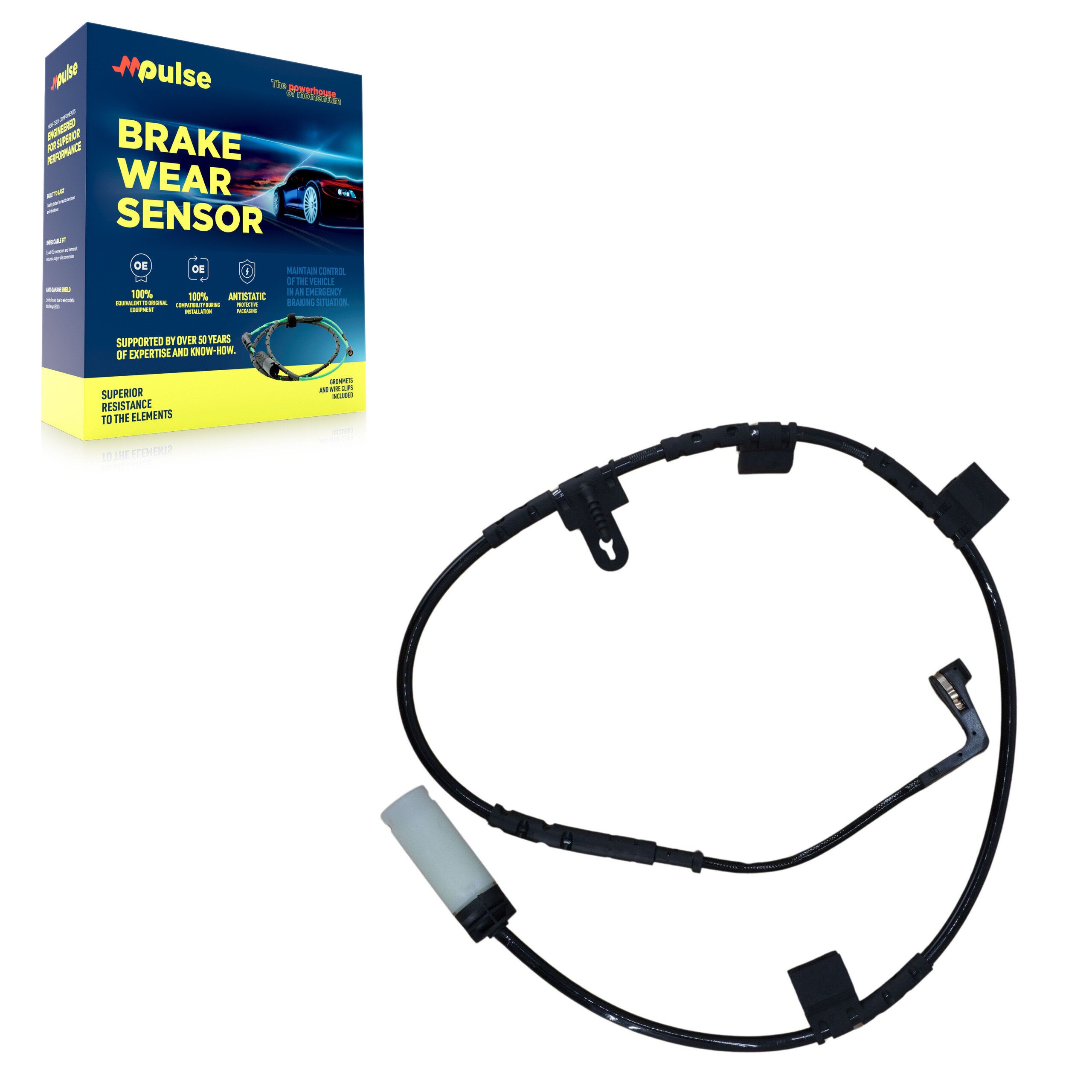 Mpulse SEN-2BWS0197 Disc Brake Pad Wear Sensor for 2007-2010 Mini Cooper - Front
