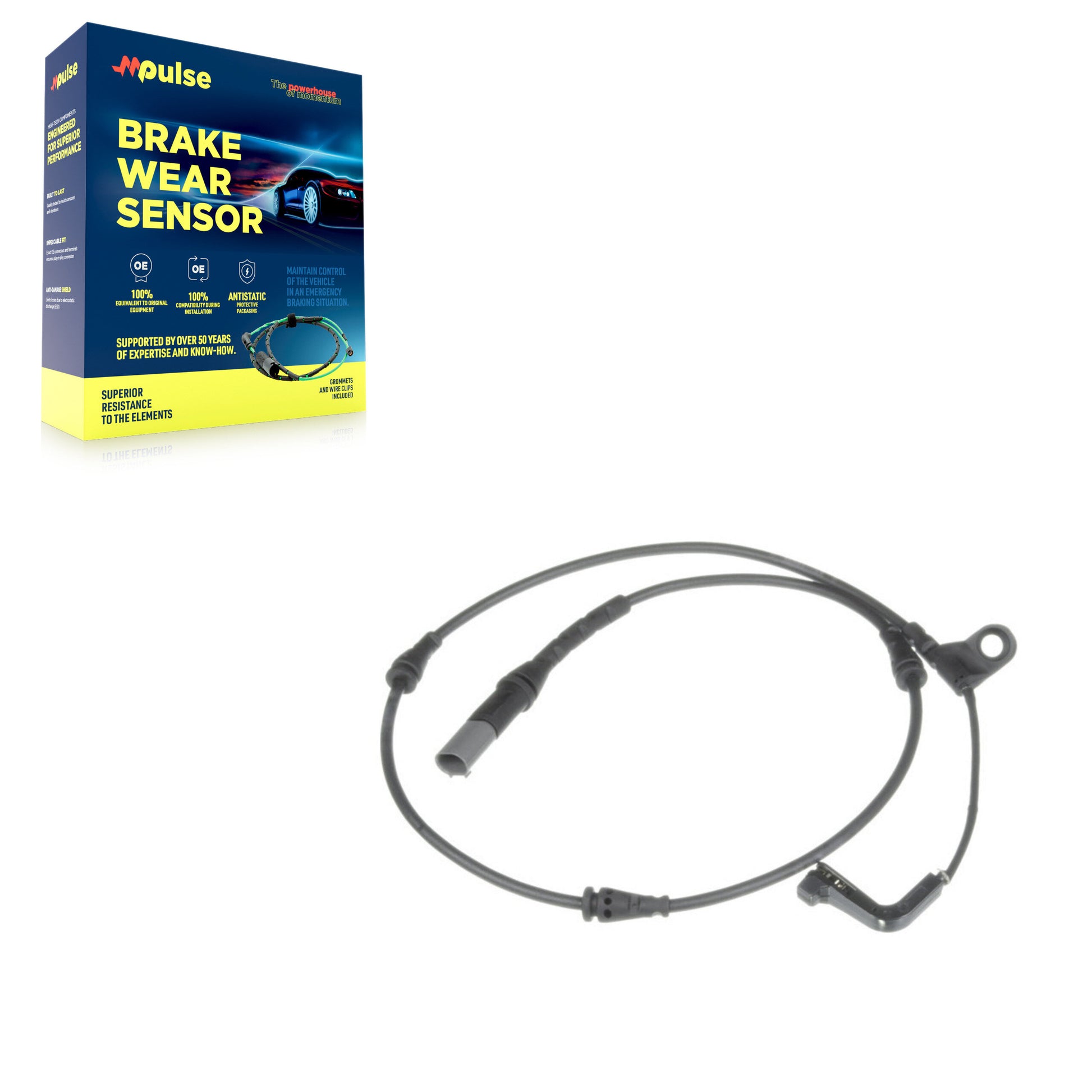Mpulse SEN-2BWS0201 Disc Brake Pad Wear Sensor for 2007-2010 BMW X6, BMW X5 - Front, Front Left