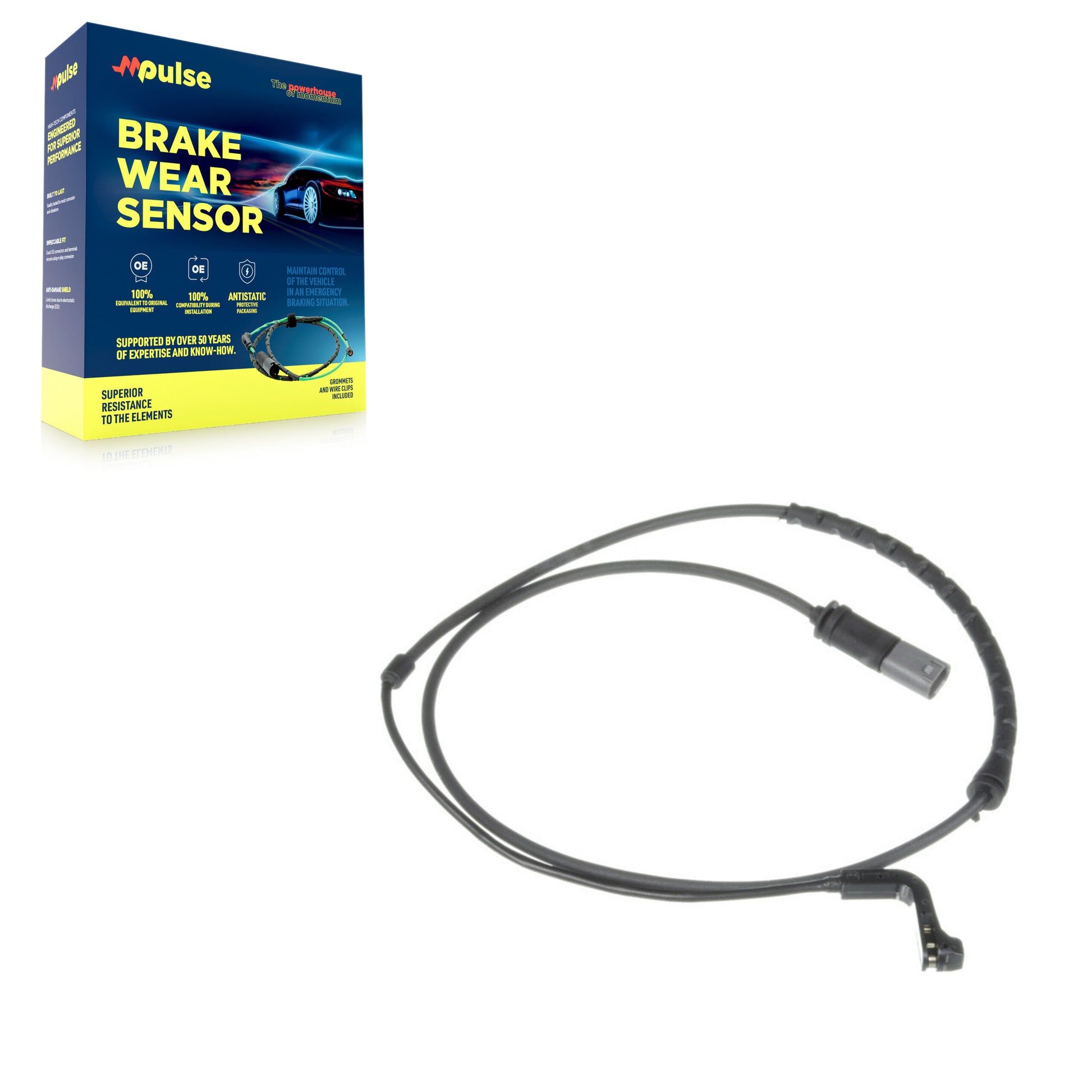 Mpulse SEN-2BWS0202 Disc Brake Pad Wear Sensor for 2007-2010 BMW X6, BMW X5 - Rear