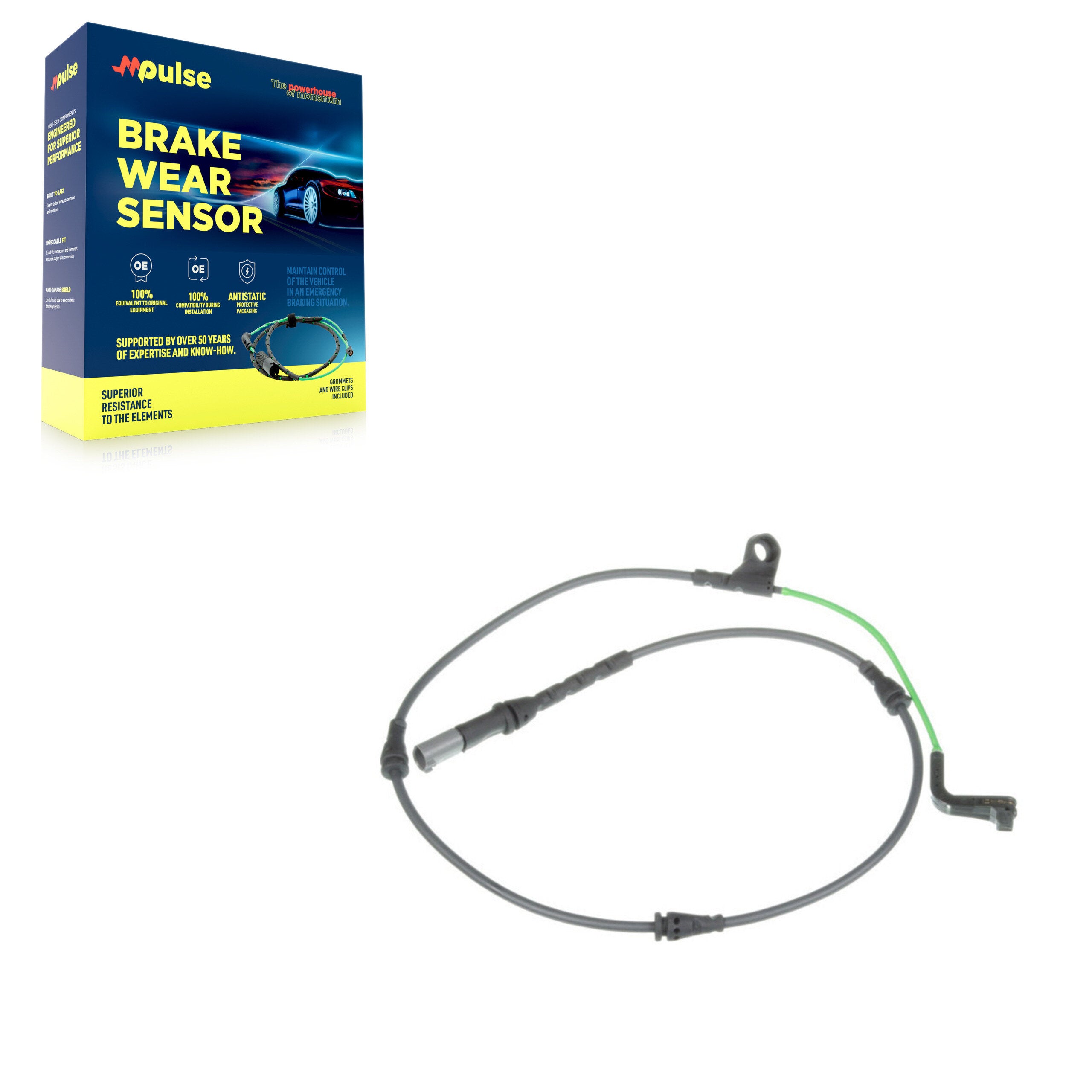 Mpulse SEN-2BWS0203 Disc Brake Pad Wear Sensor for 2008-2010 BMW X6 - Front