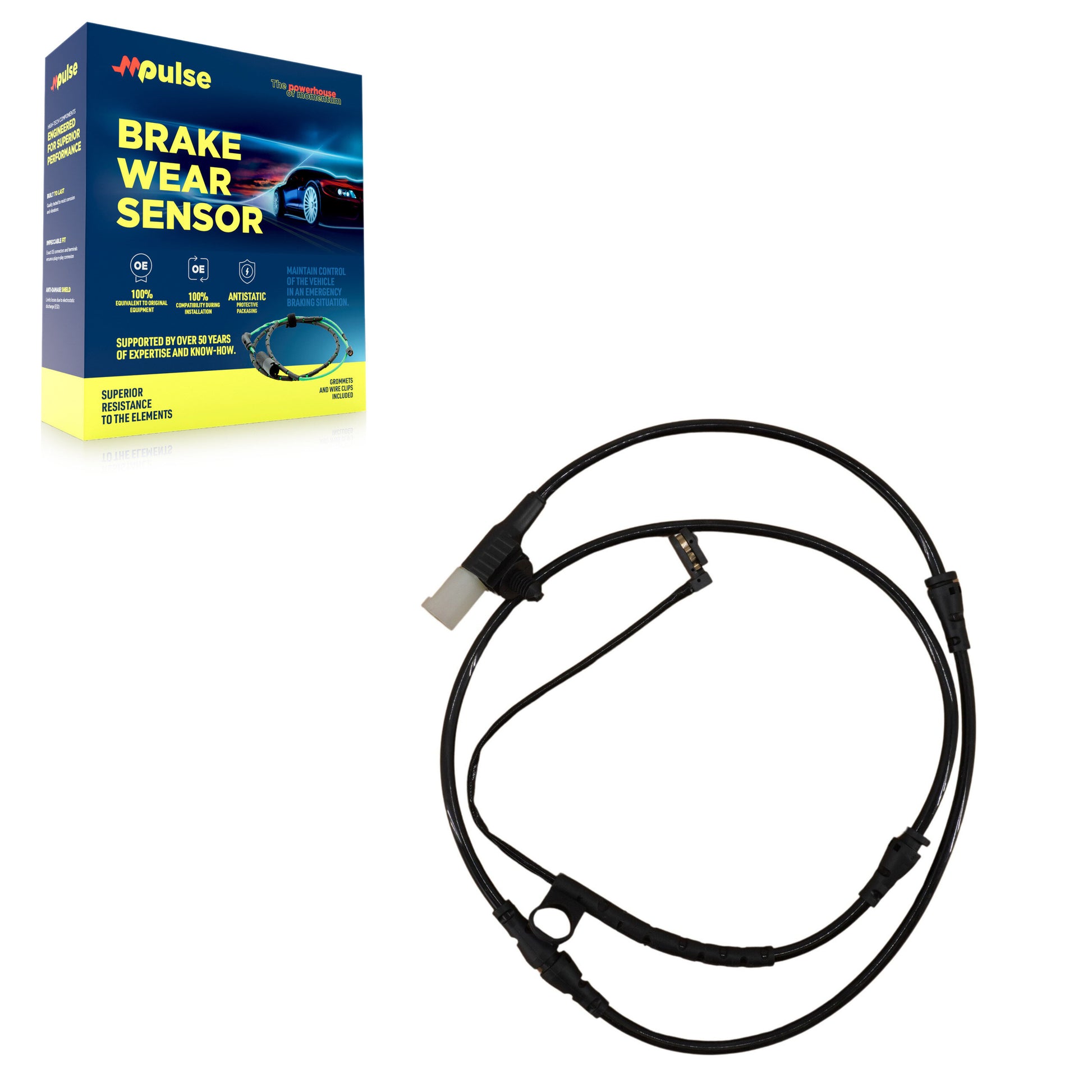 Mpulse SEN-2BWS0219 Disc Brake Pad Wear Sensor for 2006-2009 Land Rover Range Rover Sport - Front, Front Right