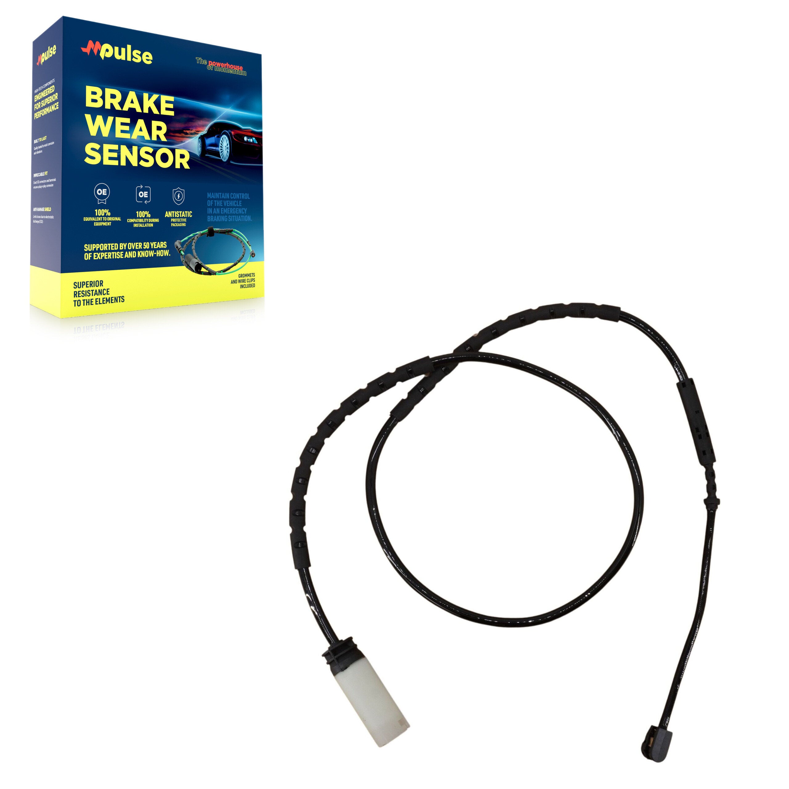 Mpulse SEN-2BWS0249 Disc Brake Pad Wear Sensor for 2011-2016 Mini Cooper Countryman, Mini Cooper Paceman - Rear