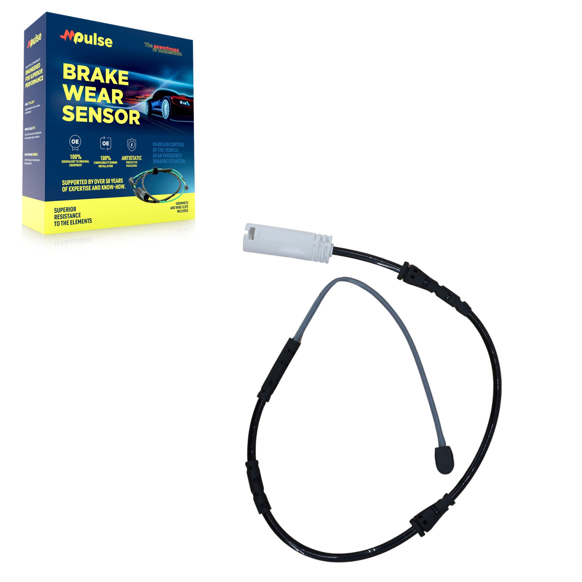 Mpulse SEN-2BWS0252 Disc Brake Pad Wear Sensor for 2013-2015 BMW X1 - Front