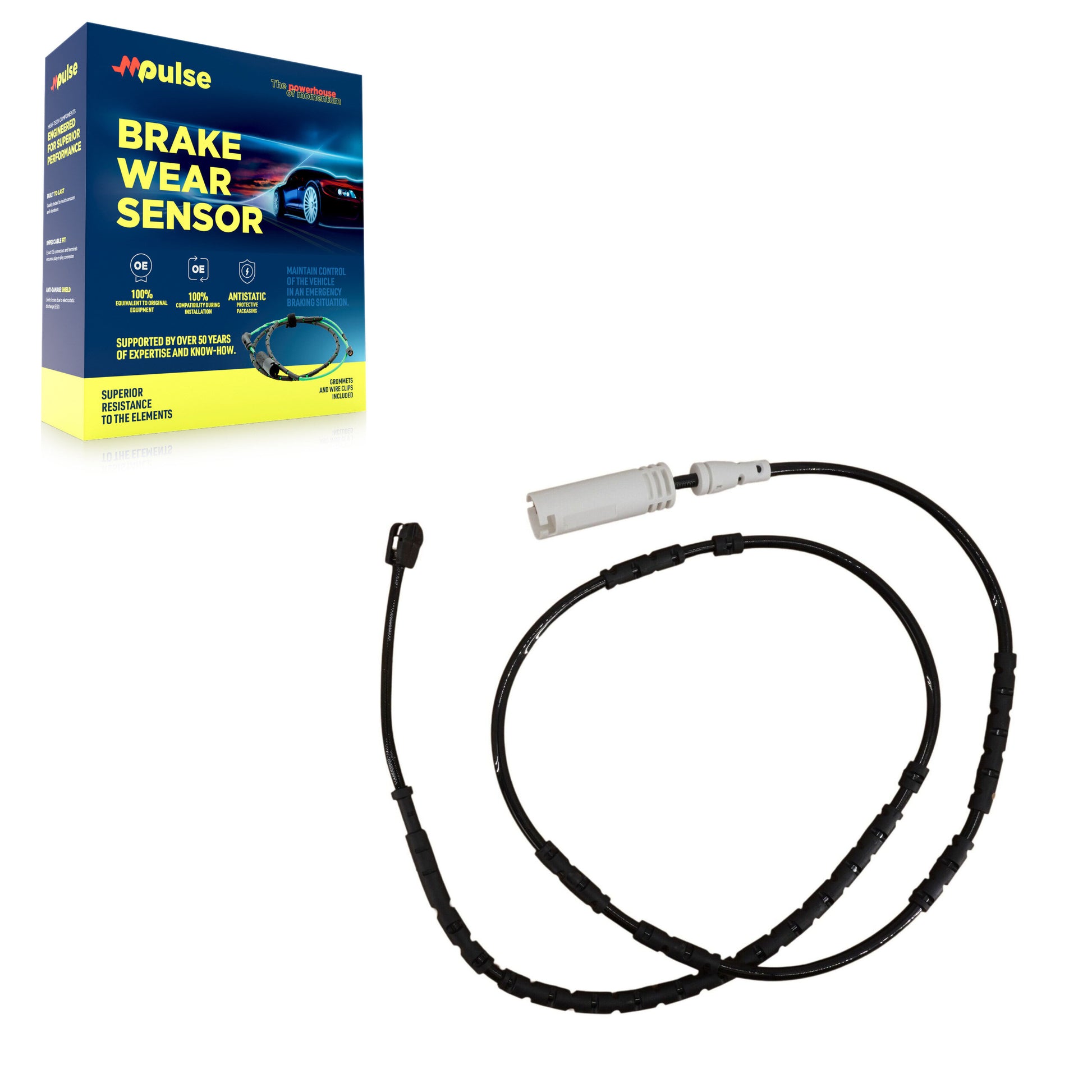 Mpulse SEN-2BWS0256 Disc Brake Pad Wear Sensor for 2010-2015 BMW X1 - Rear
