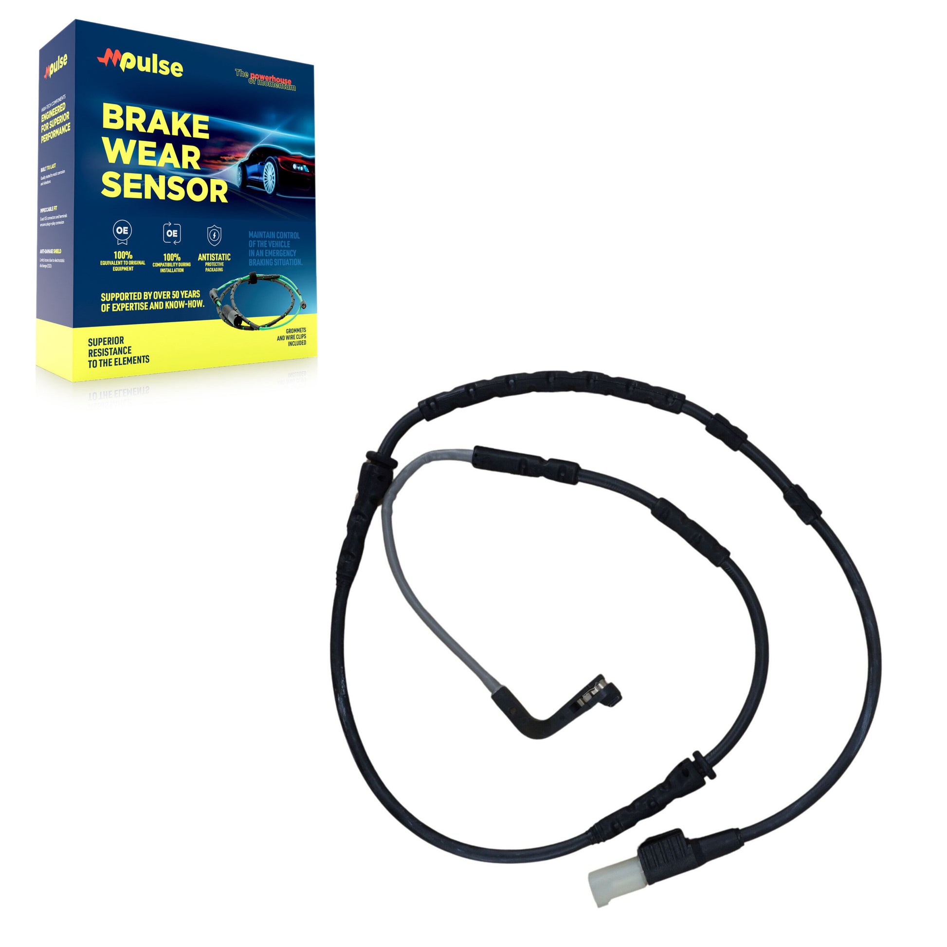 Mpulse SEN-2BWS0258 Disc Brake Pad Wear Sensor for 2009-2010 BMW Z4 - Front