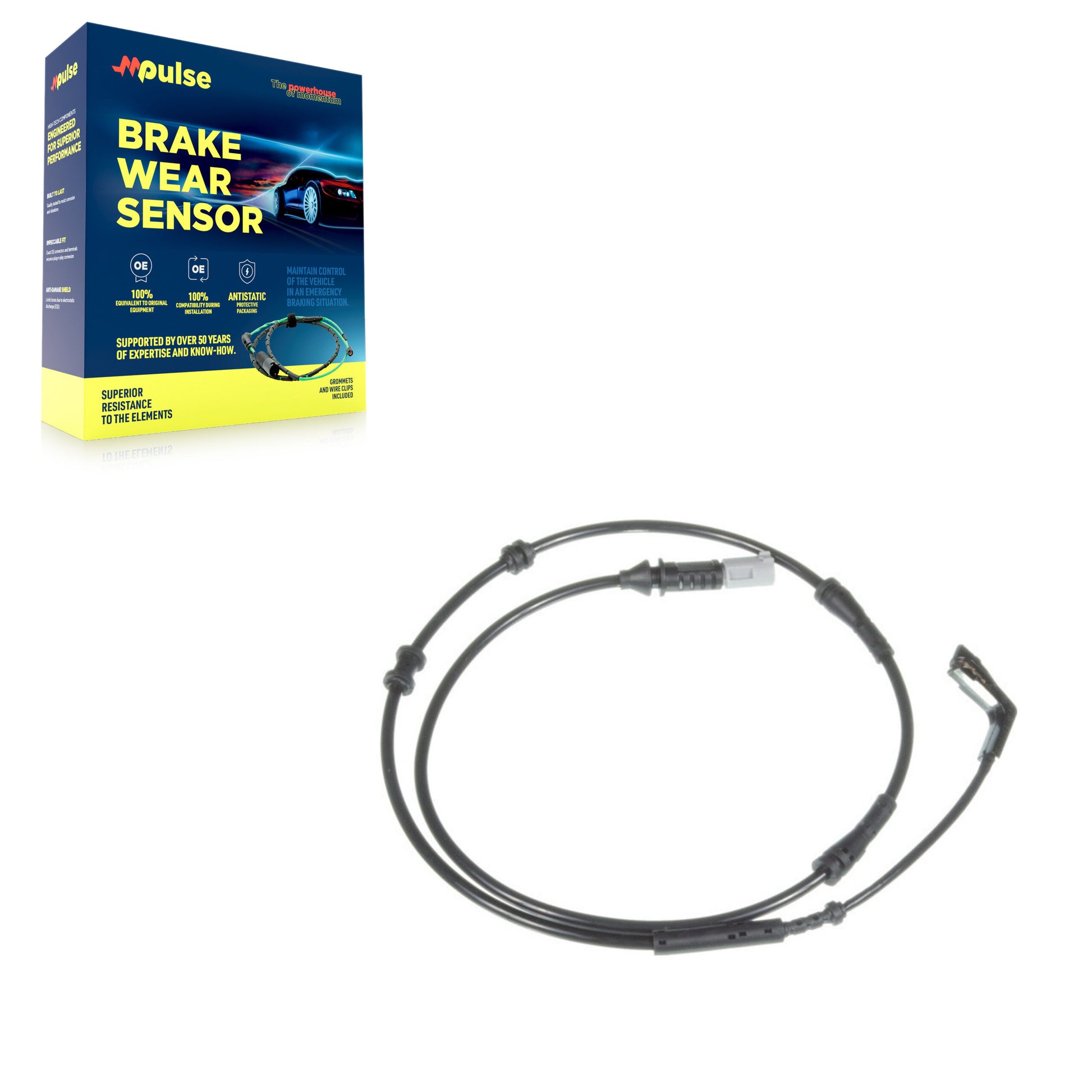 Mpulse SEN-2BWS0262 Disc Brake Pad Wear Sensor for 2009-2010 BMW 740i, BMW 750i, BMW 750Li - Rear