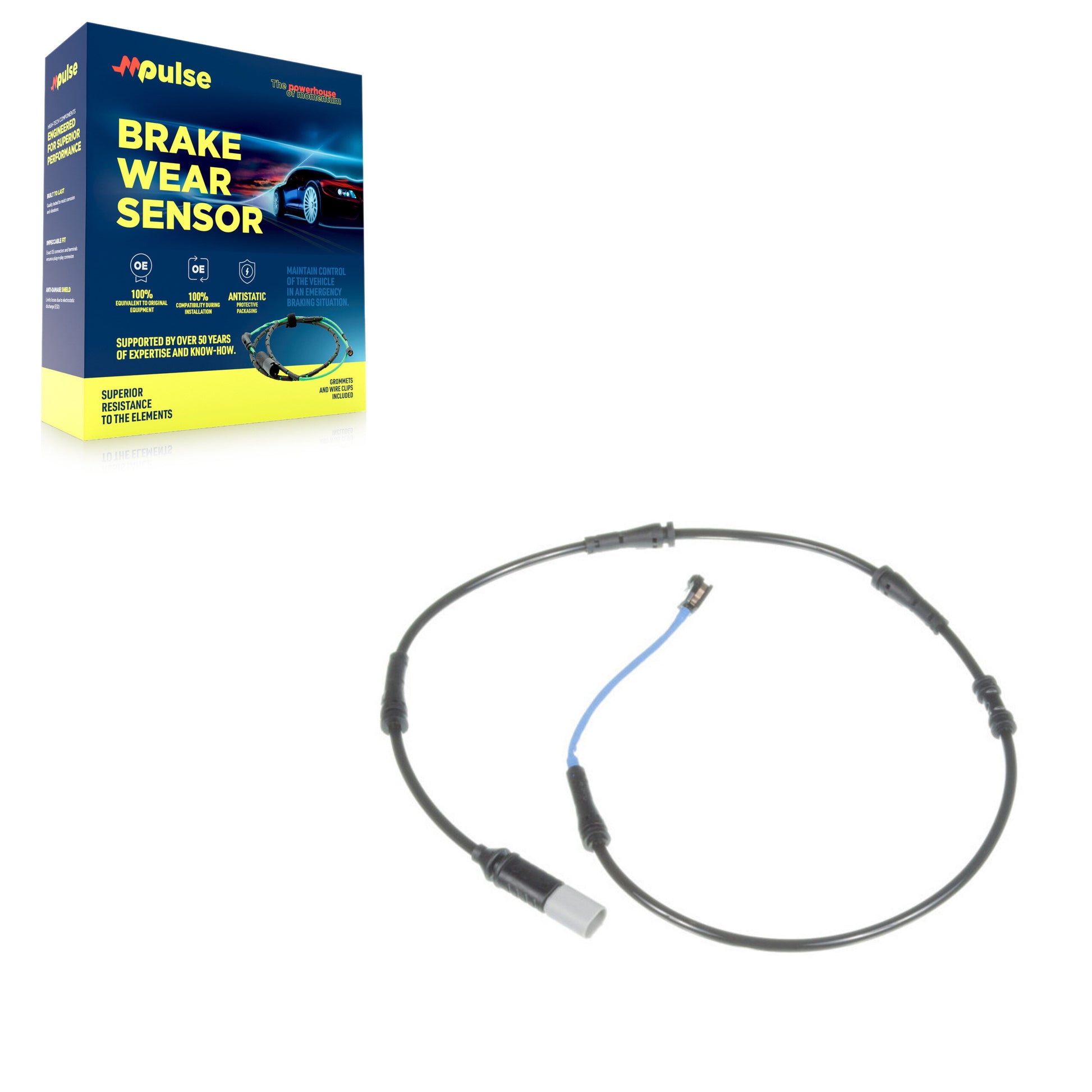 Mpulse SEN-2BWS0265 Disc Brake Pad Wear Sensor for 2009-2019 BMW 640i, BMW 640i Gran Coupe, BMW 640i xDrive - Rear