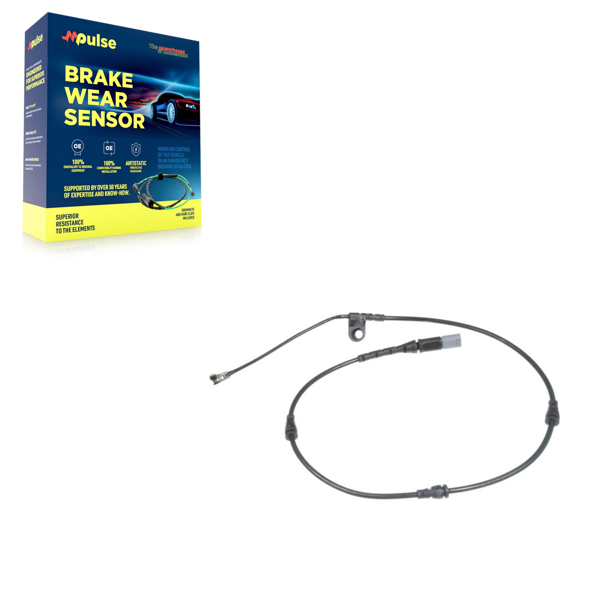 Mpulse SEN-2BWS0270 Disc Brake Pad Wear Sensor for 2011-2019 BMW X6, BMW X5 - Front