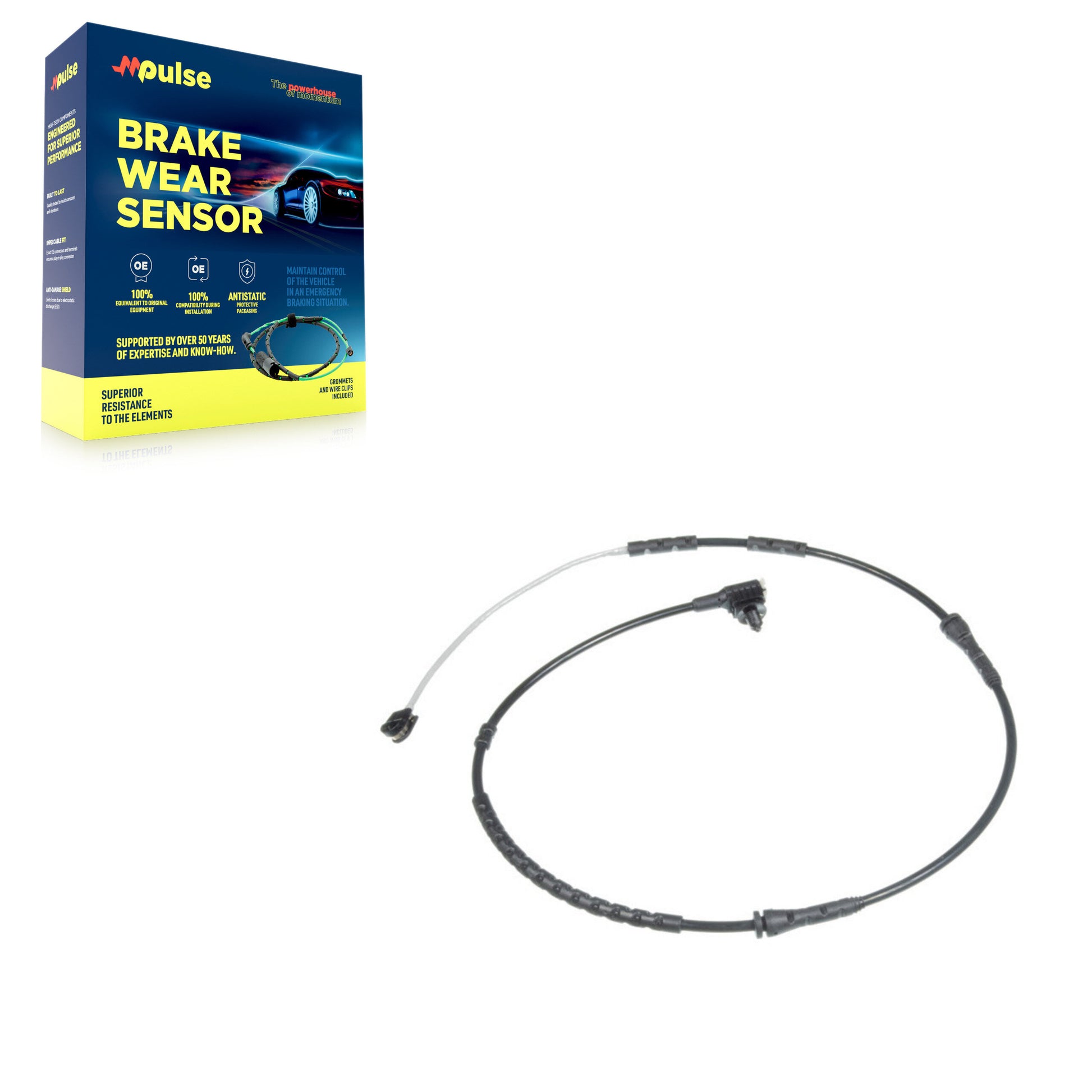 Mpulse SEN-2BWS0272 Disc Brake Pad Wear Sensor for 2010-2016 BMW Z4 - Front