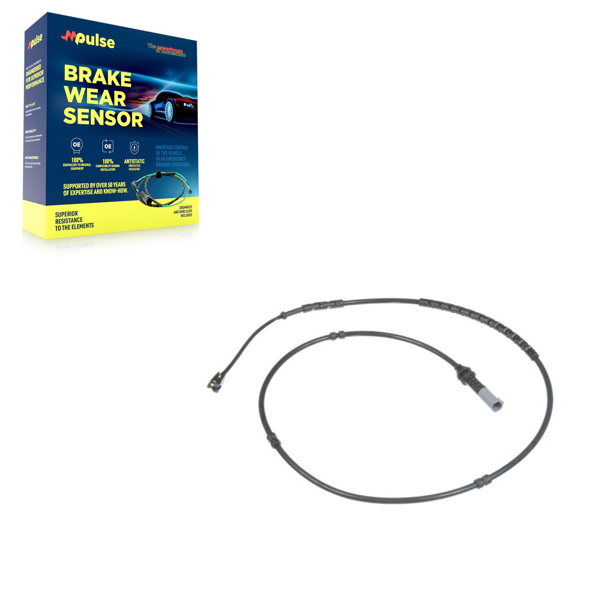 Mpulse SEN-2BWS0276 Disc Brake Pad Wear Sensor for 2011-2021 BMW 230i, BMW 230i xDrive, BMW M2 - Rear
