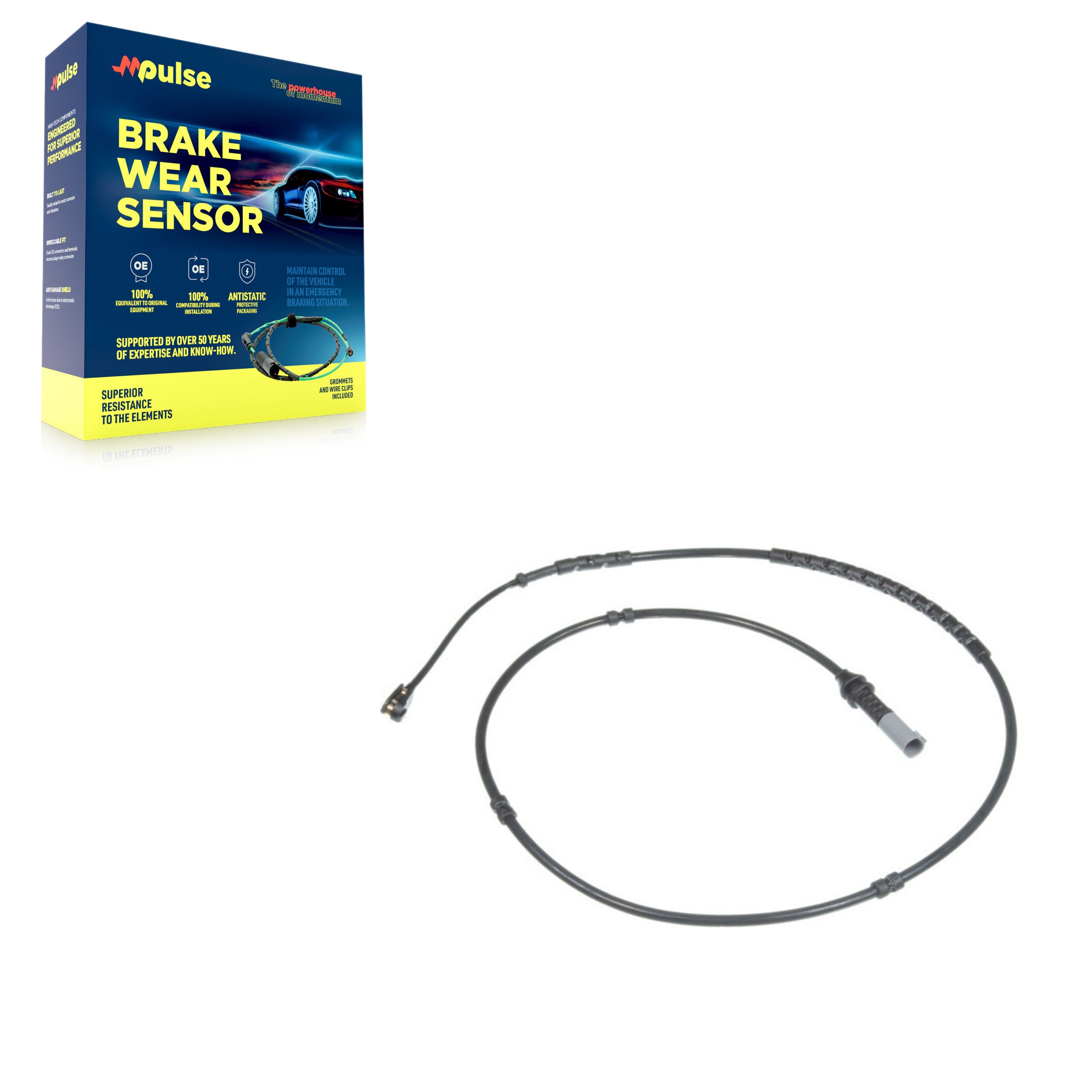 Mpulse SEN-2BWS0276 Disc Brake Pad Wear Sensor for 2011-2021 BMW 230i, BMW 230i xDrive, BMW M2 - Rear