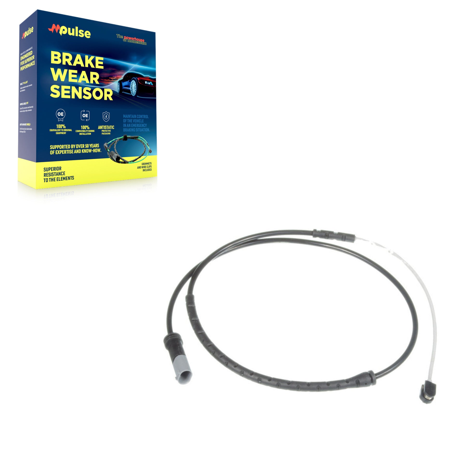 Mpulse SEN-2BWS0295 Disc Brake Pad Wear Sensor for 2011-2019 BMW X6, BMW X5 - Rear