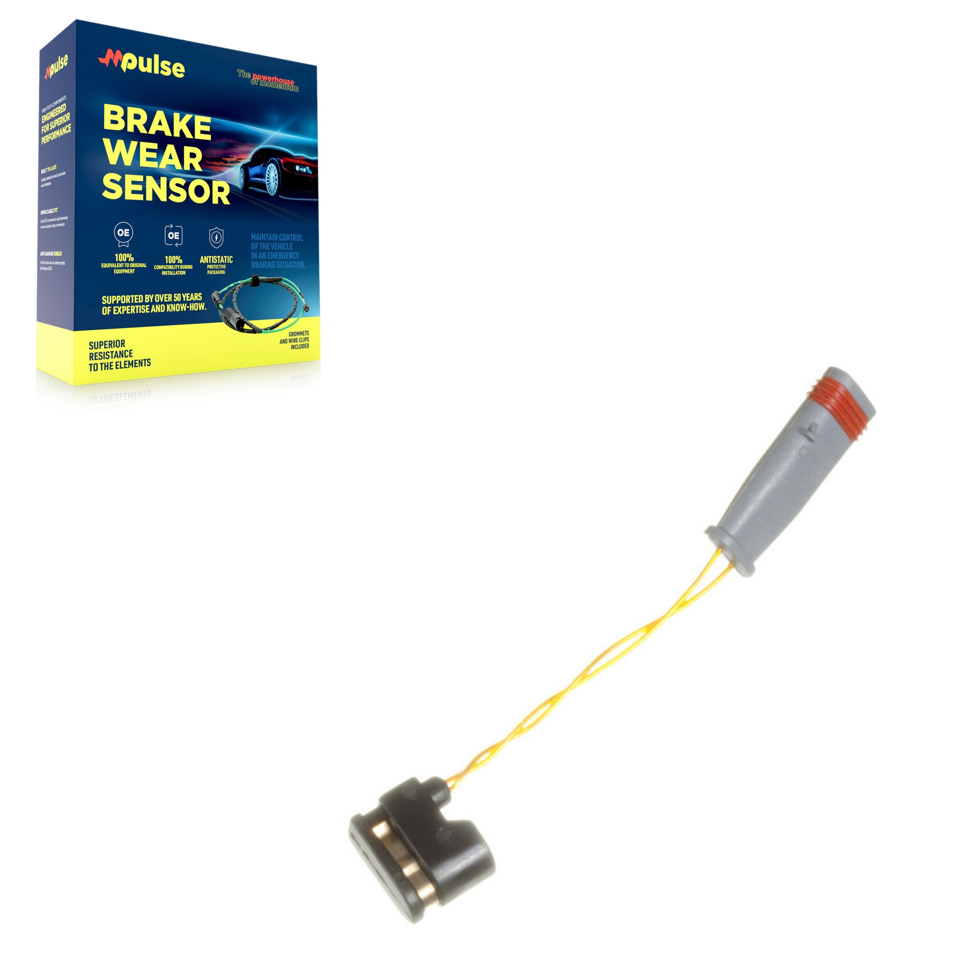 Mpulse SEN-2BWS0299 Disc Brake Pad Wear Sensor for 2004-2006 Mercedes-Benz E500 - Front Left