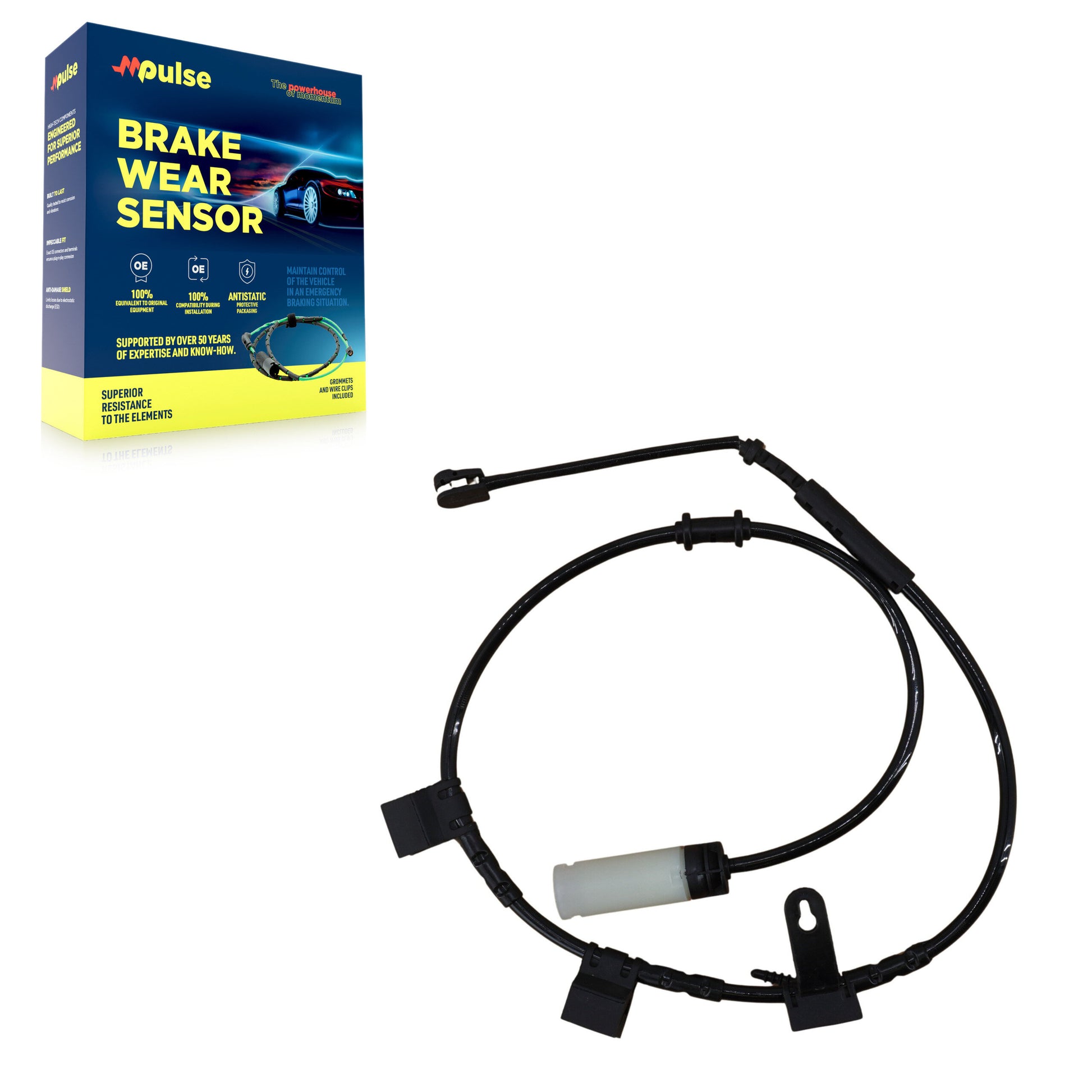 Mpulse SEN-2BWS0301 Disc Brake Pad Wear Sensor for 2011-2015 Mini Cooper - Front
