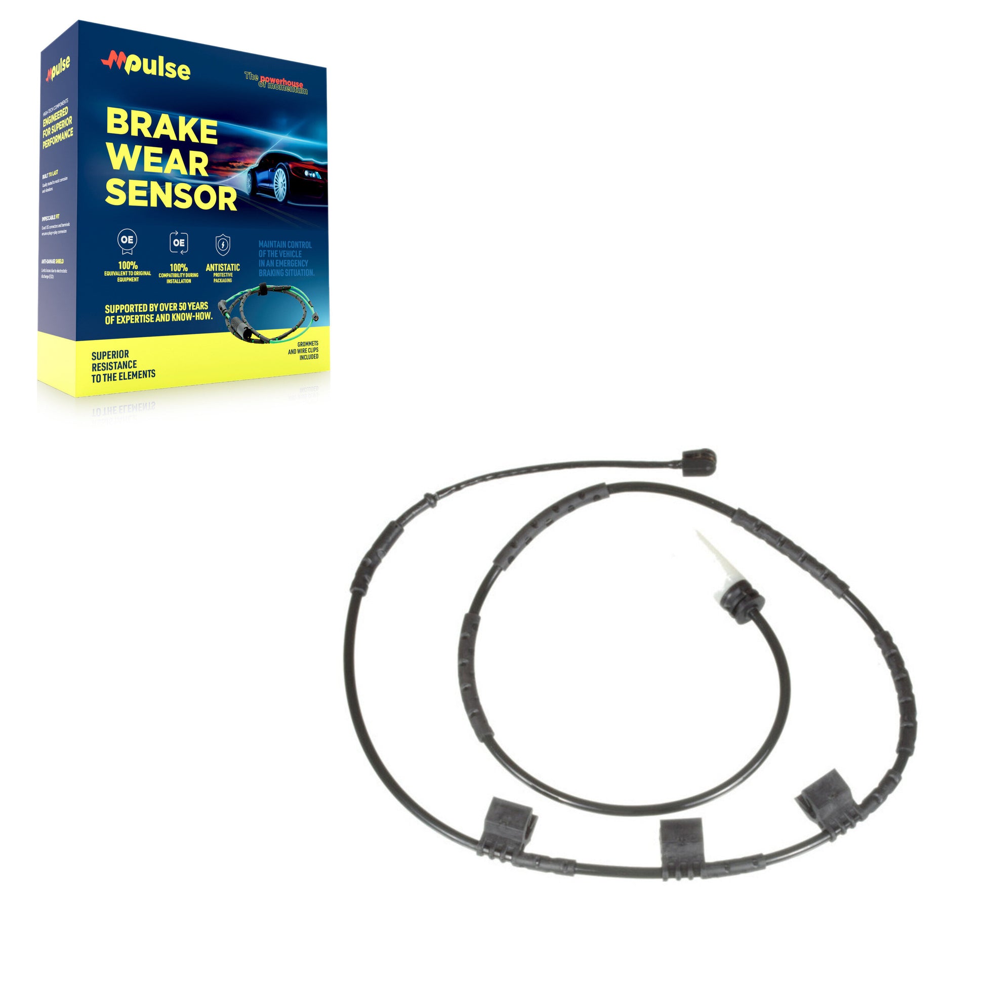 Mpulse SEN-2BWS0302 Disc Brake Pad Wear Sensor for 2011-2015 Mini Cooper - Rear