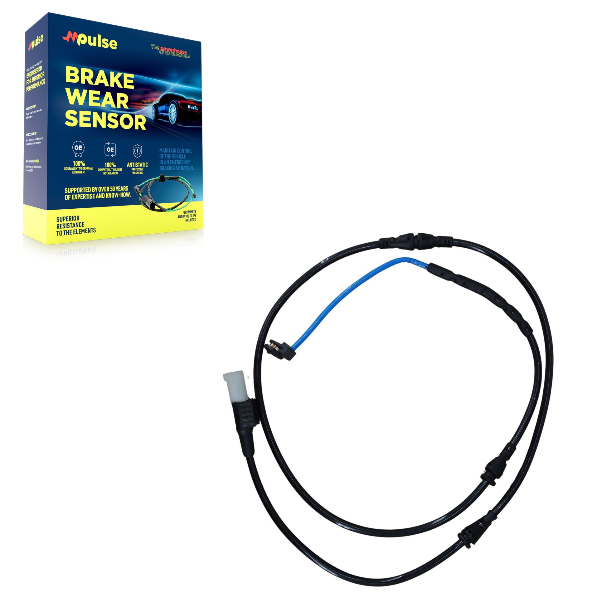 Mpulse SEN-2BWS0305 Disc Brake Pad Wear Sensor for 2010-2013 Land Rover Range Rover Sport - Front