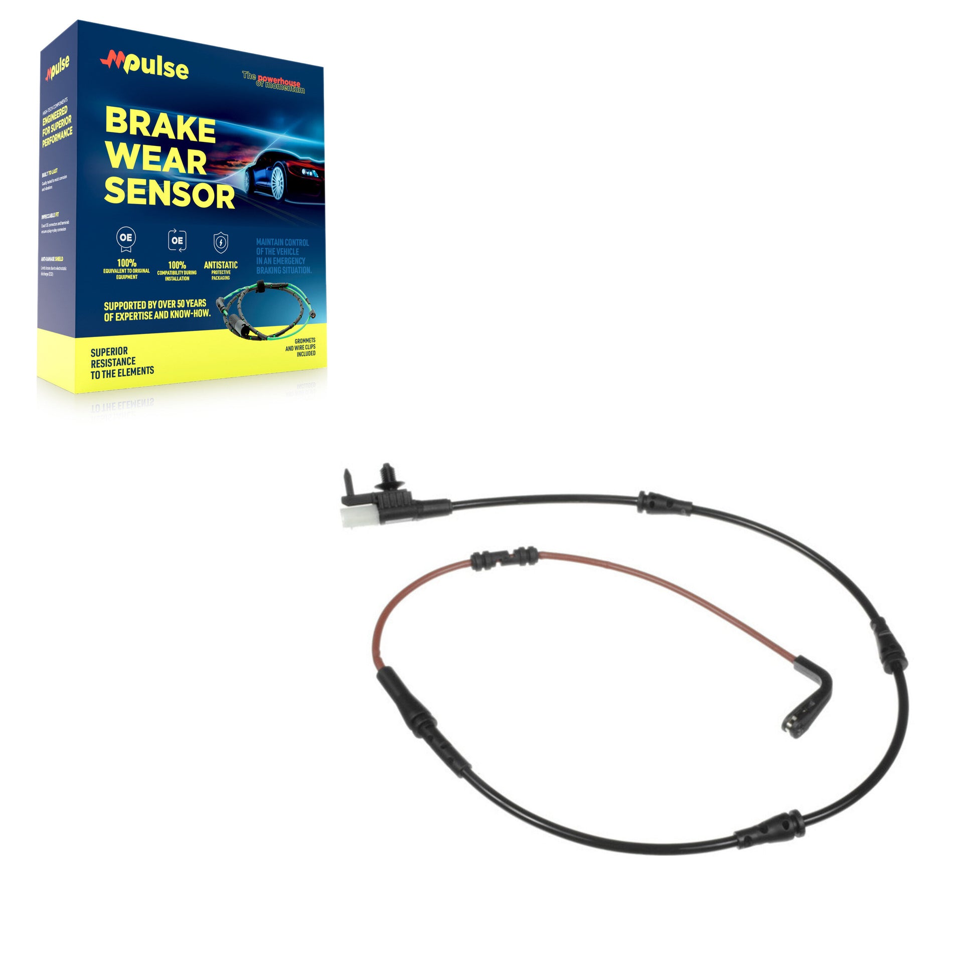 Mpulse SEN-2BWS0307 Disc Brake Pad Wear Sensor for 2013-2021 Land Rover Range Rover, Land Rover Range Rover Sport, Land Rover Discovery - Rear