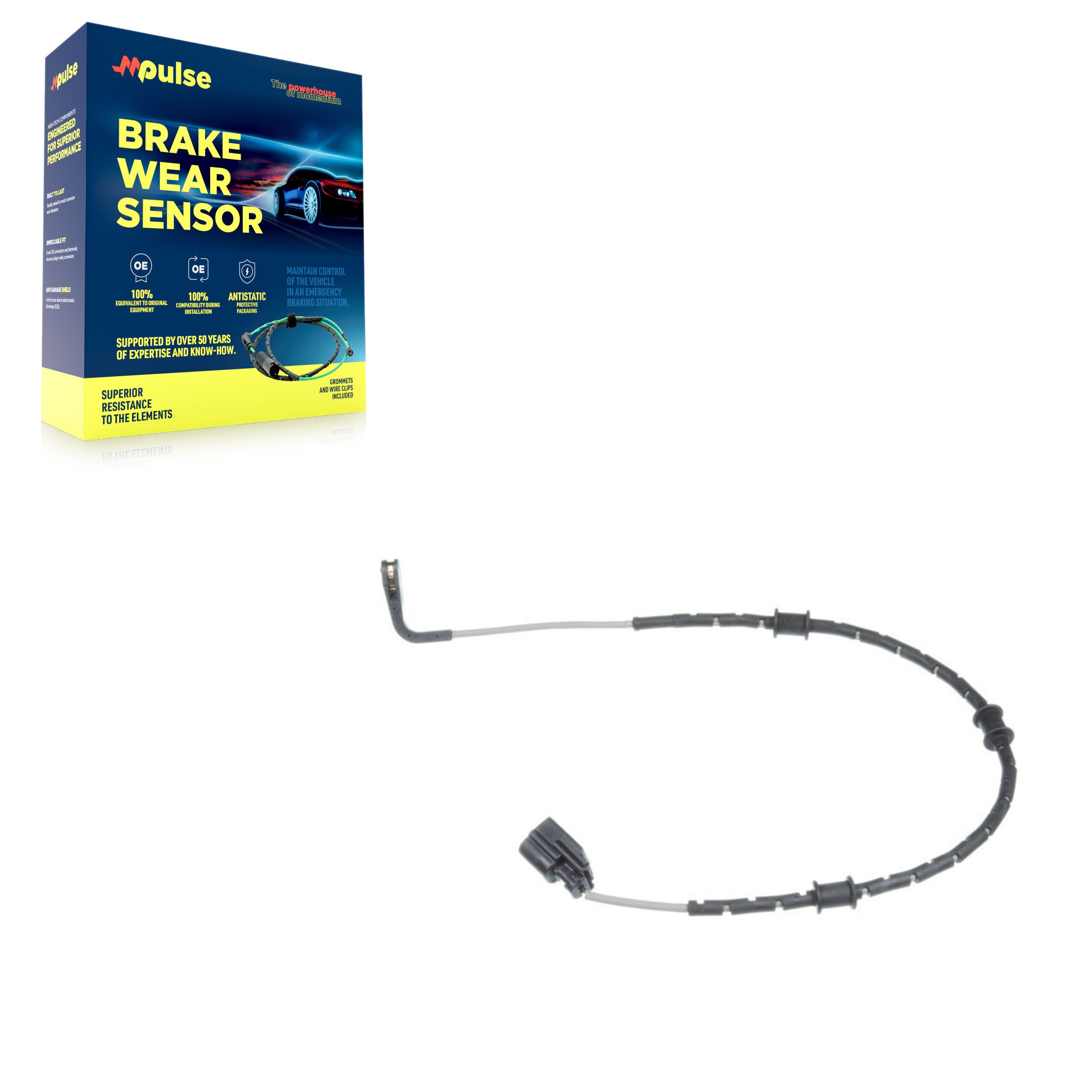 Mpulse SEN-2BWS0310 Disc Brake Pad Wear Sensor for 2009-2024 Jaguar F-Type, Jaguar XJ, Jaguar XJR575 - Front
