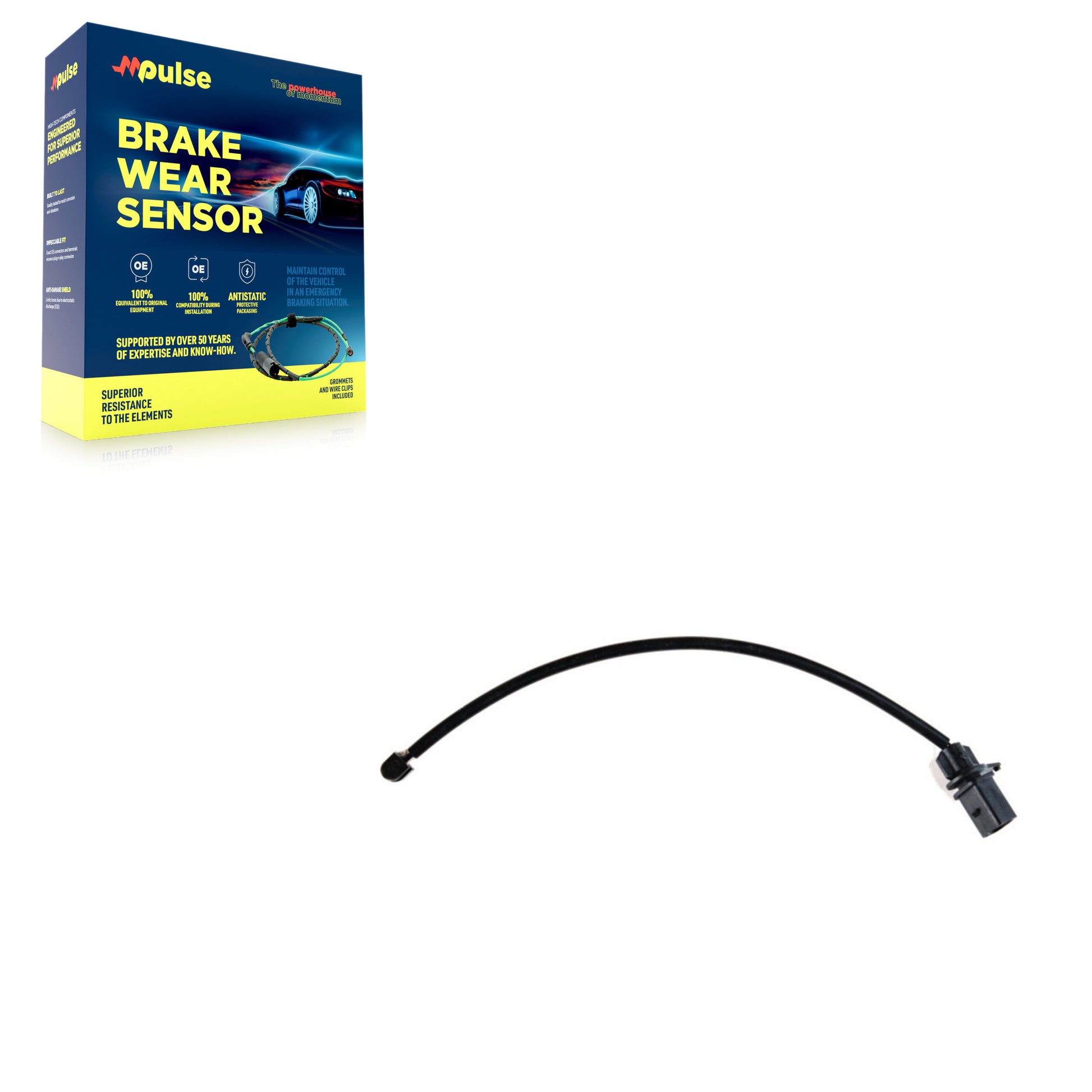 Mpulse SEN-2BWS0352 Disc Brake Pad Wear Sensor for 2014-2018 Audi RS7 - Front