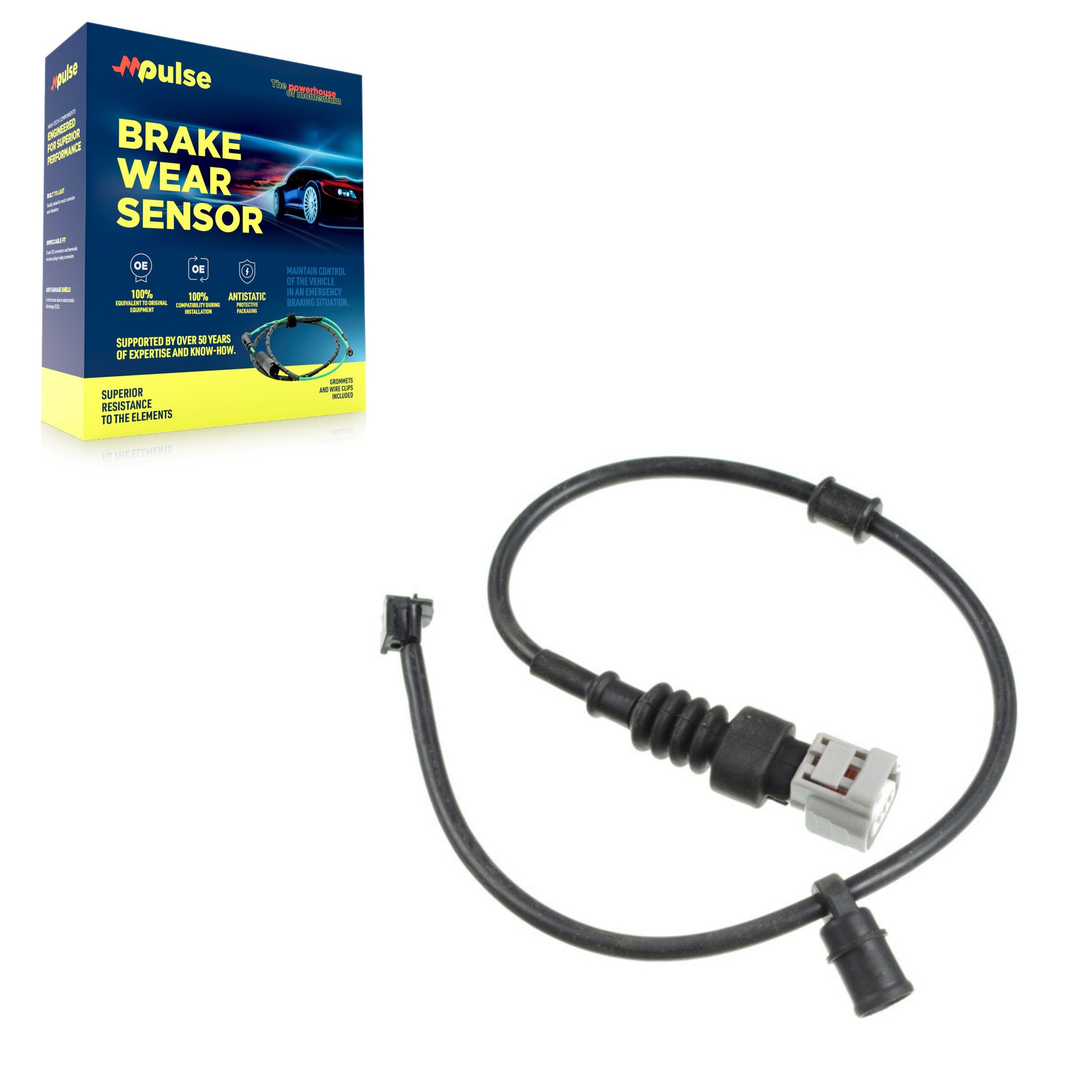 Mpulse SEN-2BWS0392 Disc Brake Pad Wear Sensor for 2015-2025 Lexus RC F, Lexus GS F - Front Left, Front