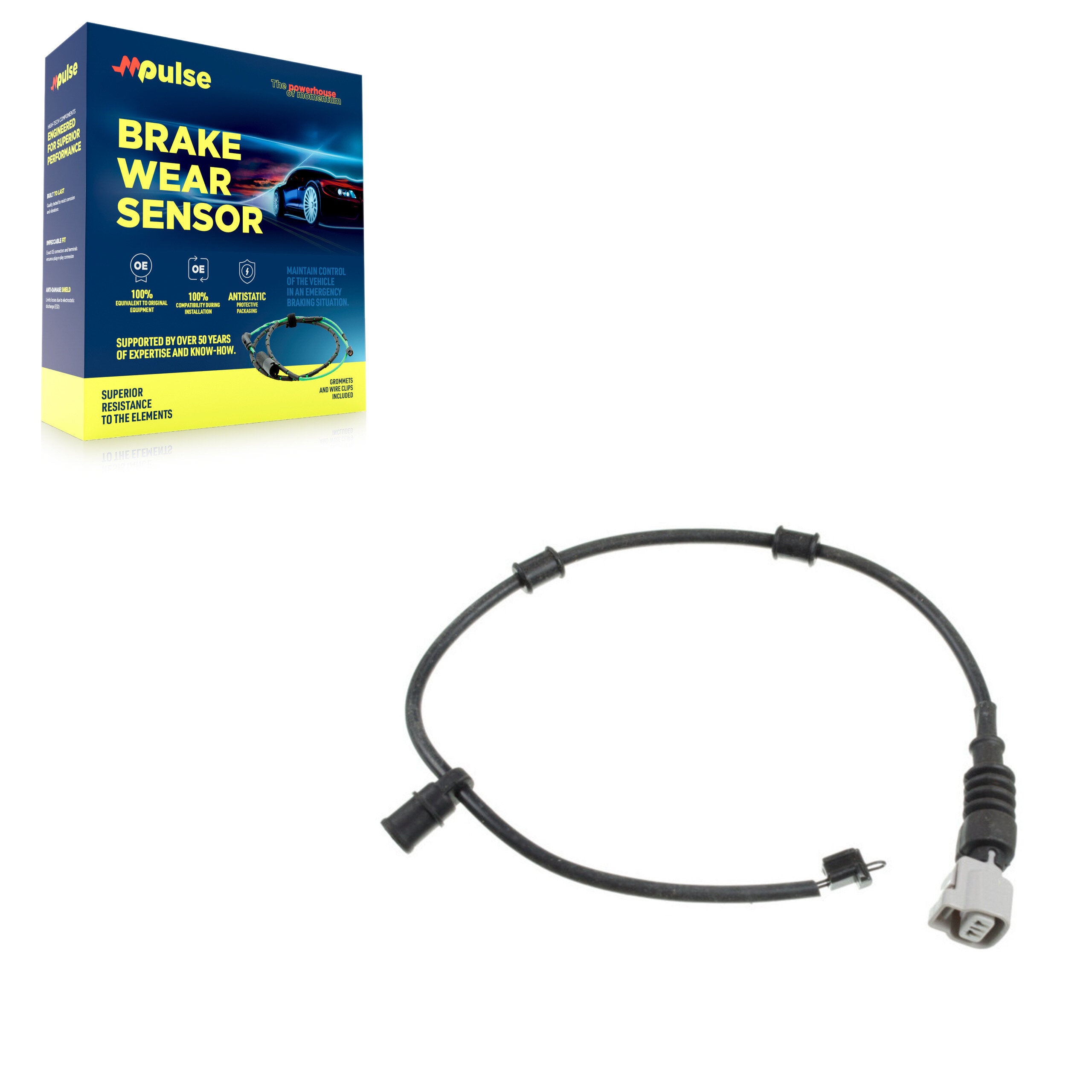 Mpulse SEN-2BWS0393 Disc Brake Pad Wear Sensor for 2015-2025 Lexus RC F, Lexus GS F - Rear Left, Rear