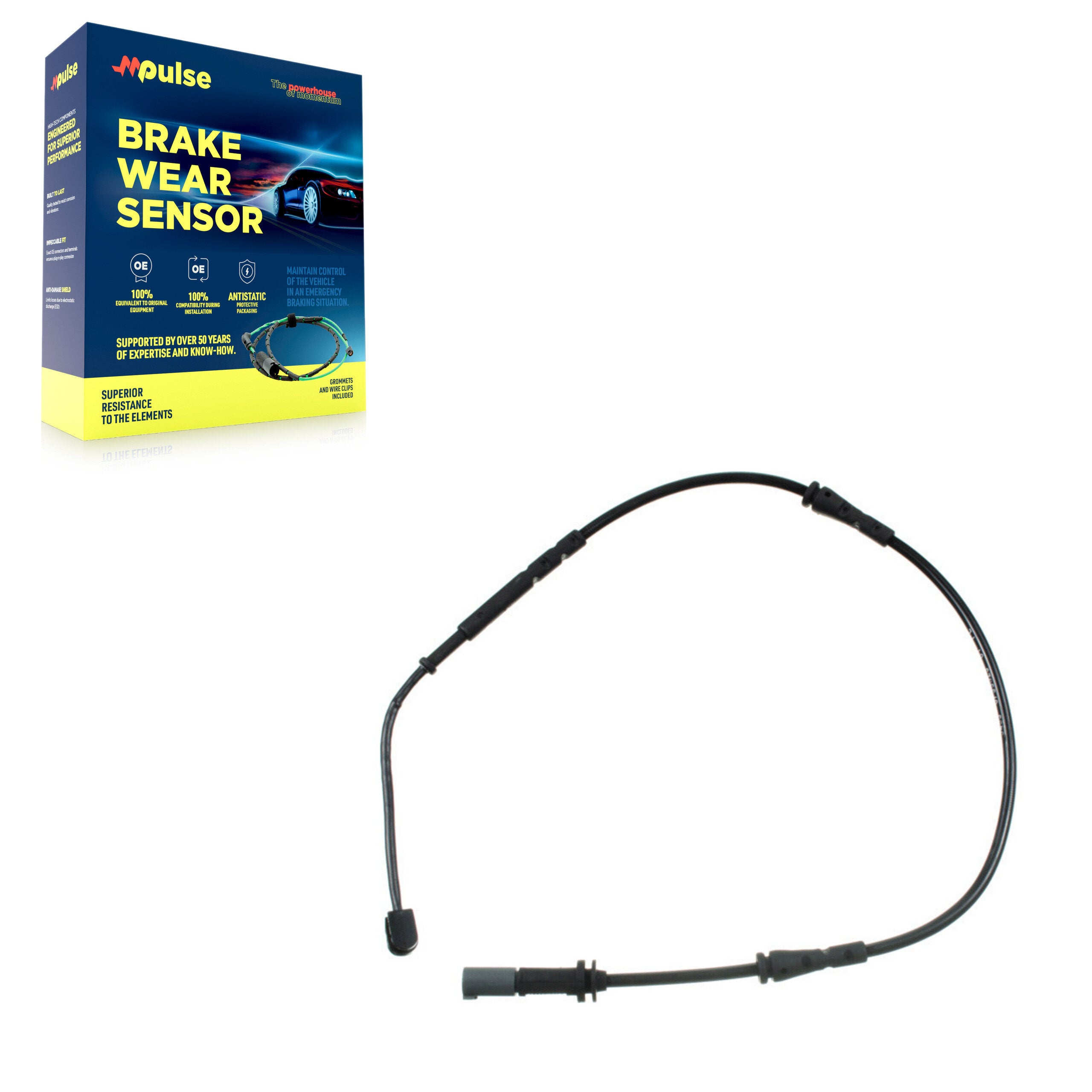 Mpulse SEN-2BWS0408 Disc Brake Pad Wear Sensor for 2014-2021 BMW i3, BMW i3s - Front, Front Left