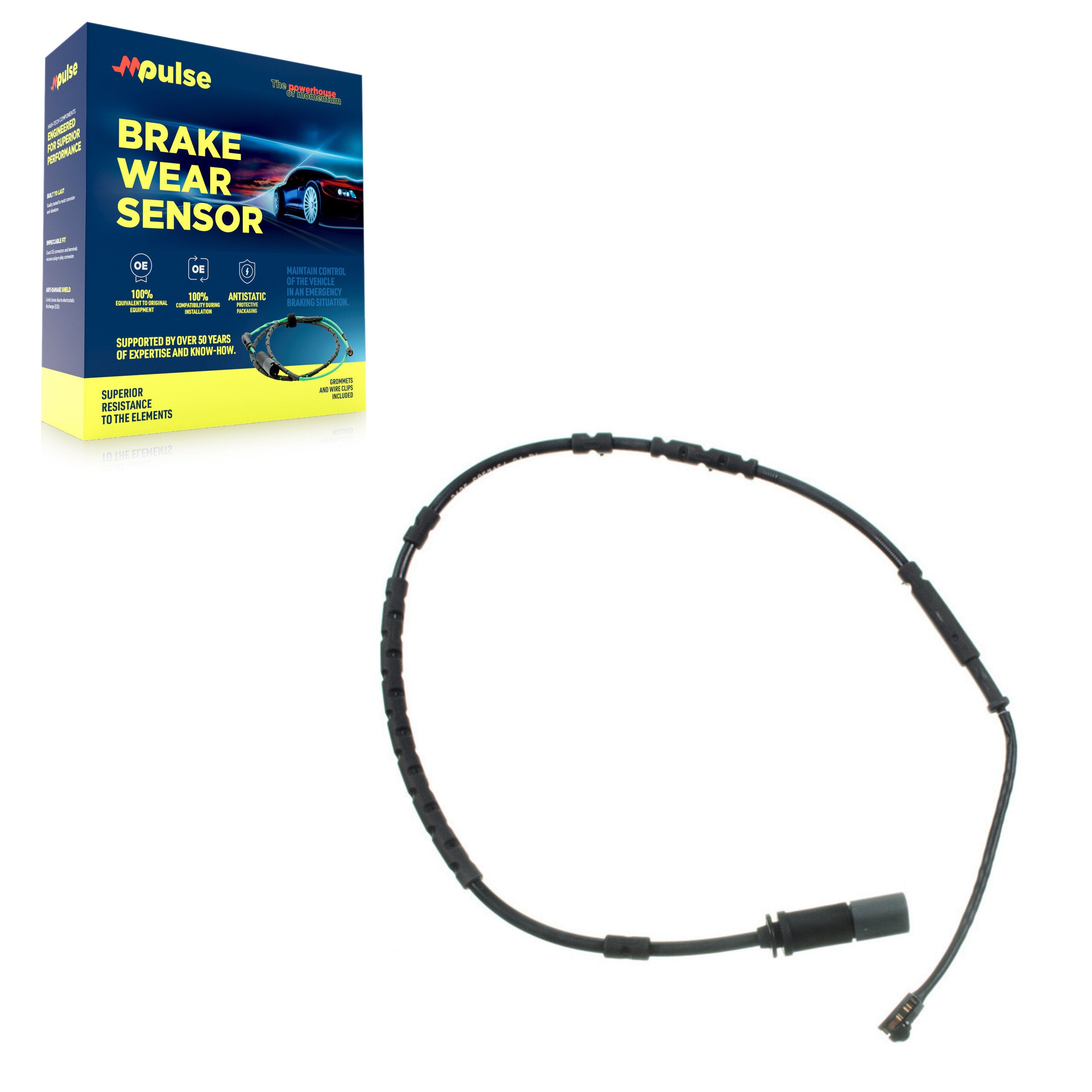 Mpulse SEN-2BWS0409 Disc Brake Pad Wear Sensor for 2014-2021 BMW i3, BMW i3s - Rear