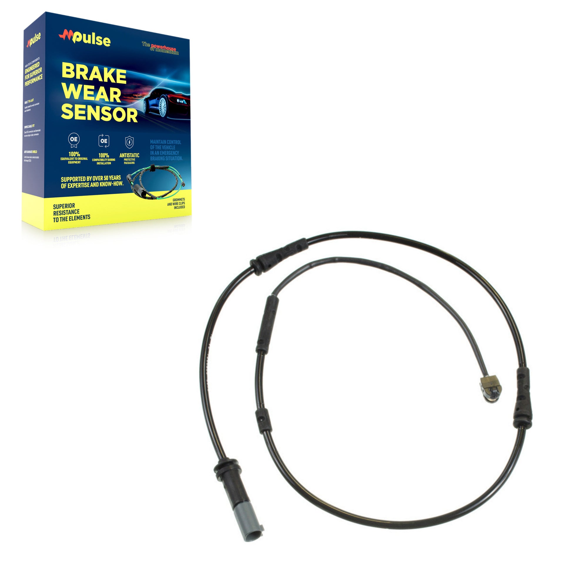 Mpulse SEN-2BWS0417 Disc Brake Pad Wear Sensor for 2014-2020 BMW i8 - Front, Front Left