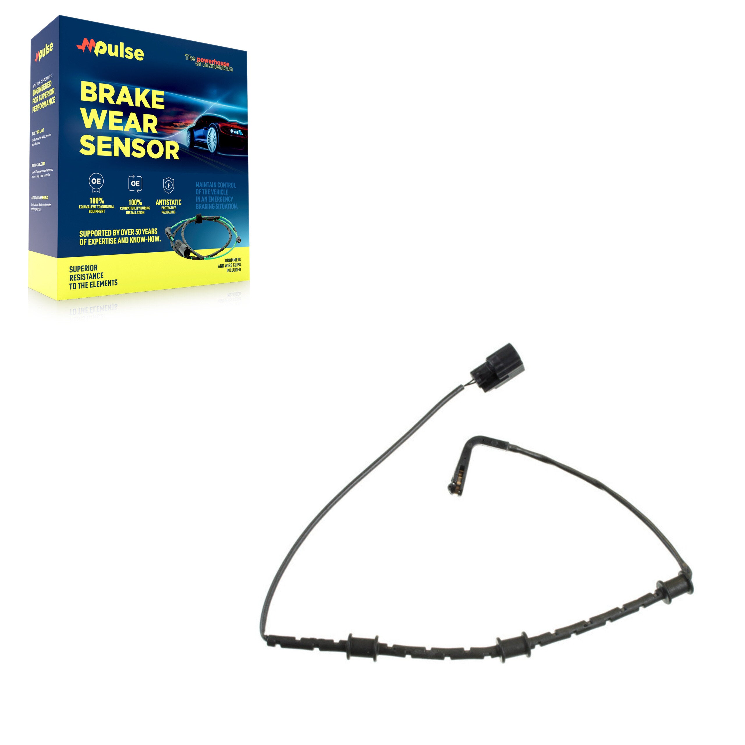 Mpulse SEN-2BWS0419 Disc Brake Pad Wear Sensor for 2010-2019 Jaguar XJ, Jaguar XJR575, Jaguar XJR - Rear
