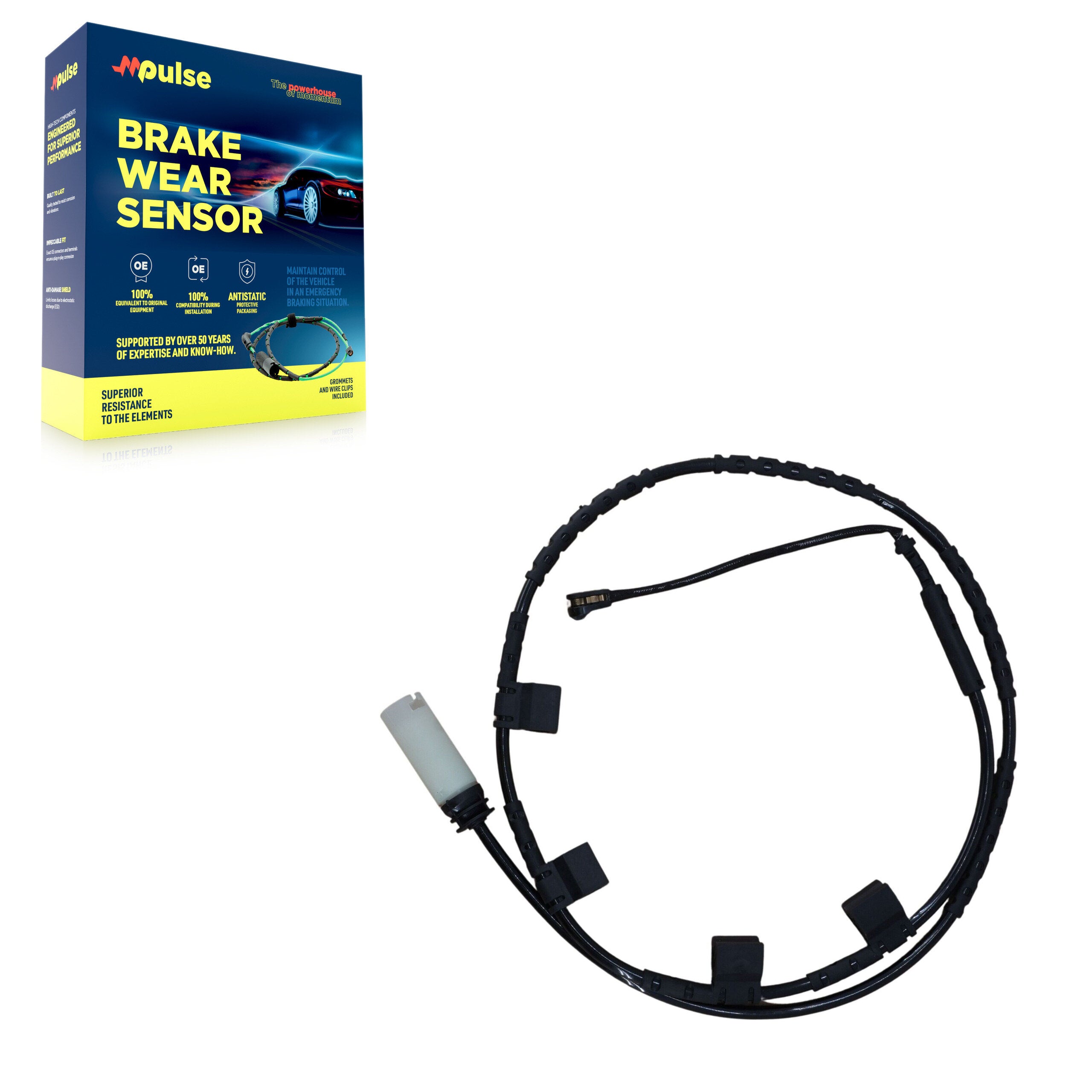 Mpulse SEN-2BWS0423 Disc Brake Pad Wear Sensor for 2013 Mini Cooper - Rear