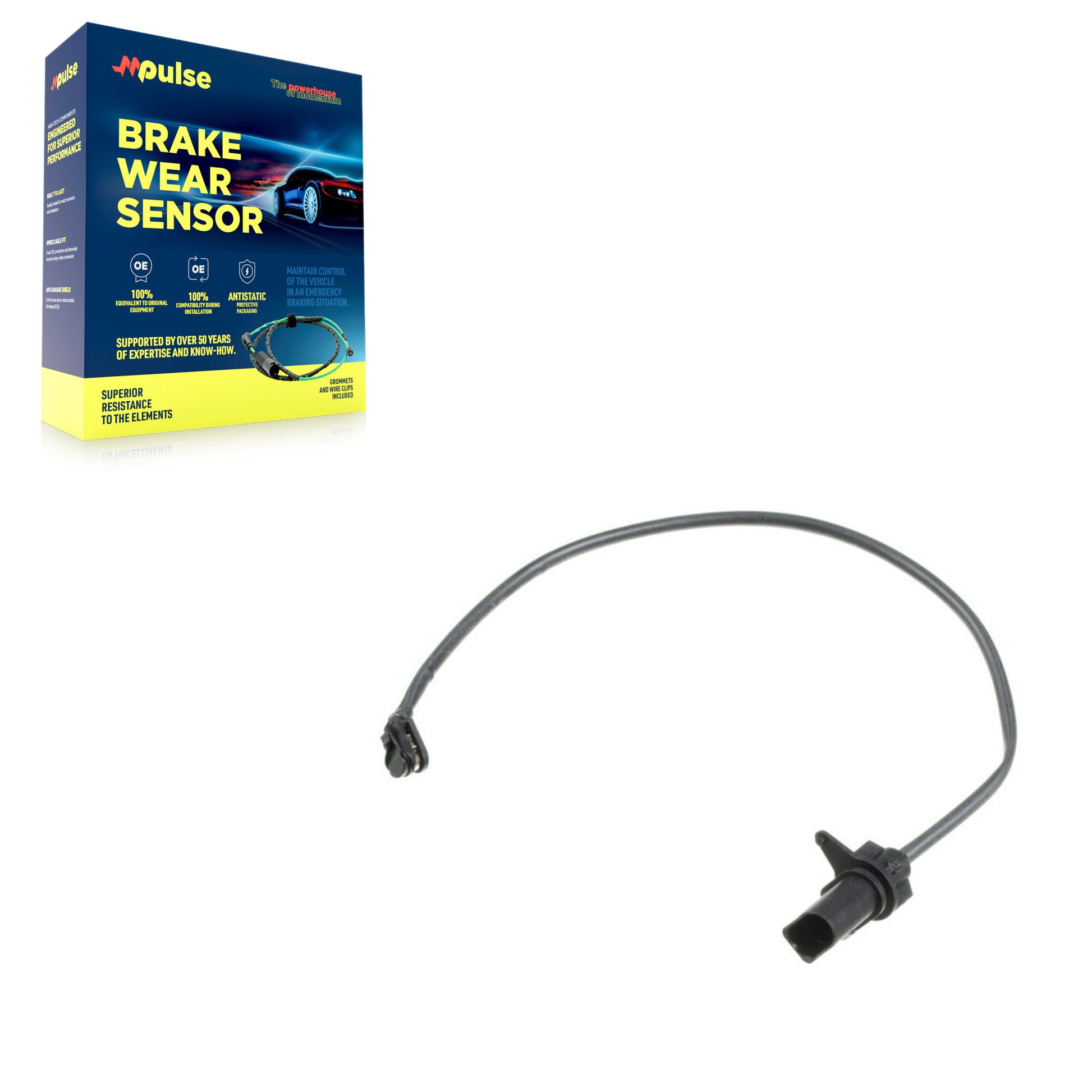 Mpulse SEN-2BWS0436 Disc Brake Pad Wear Sensor for 2017-2026 Audi A6 allroad, Audi A6 Quattro, Audi A7 Sportback - Front, Front Left