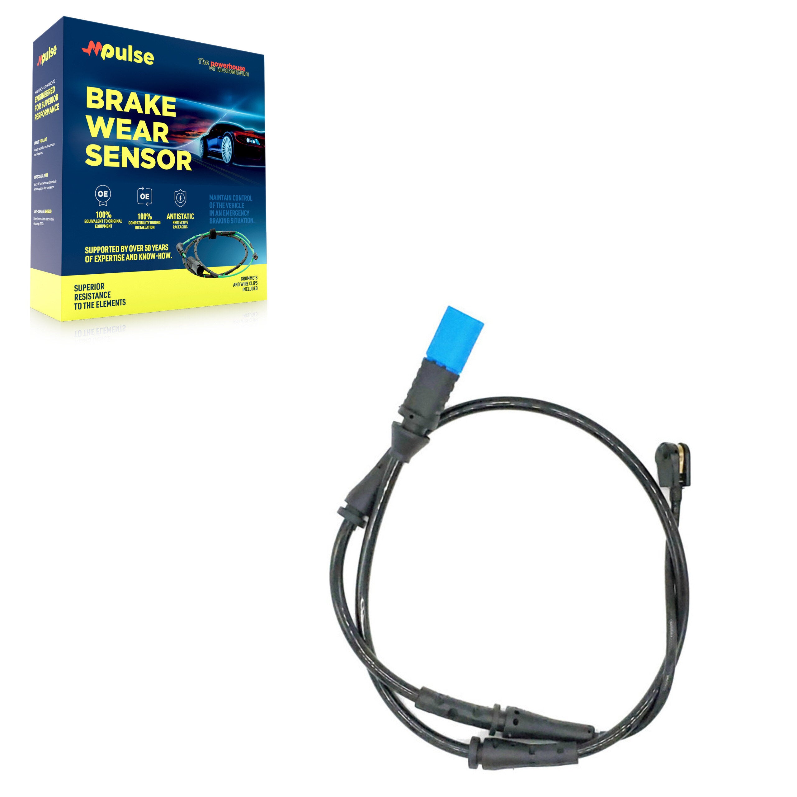 Mpulse SEN-2BWS0443 Disc Brake Pad Wear Sensor for 2018-2025 BMW X3, BMW iX3 - Rear