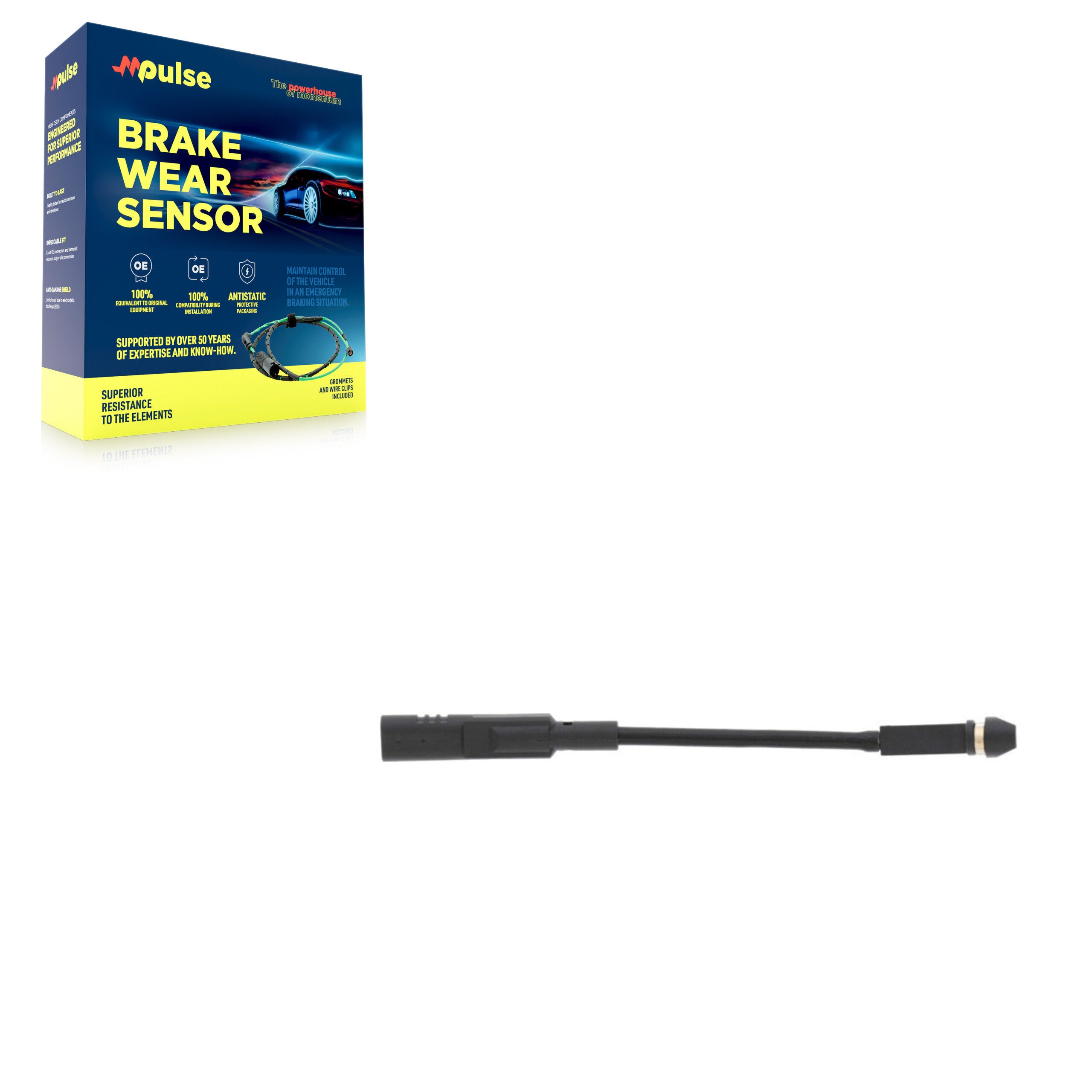 Mpulse SEN-2BWS0452 Disc Brake Pad Wear Sensor for 2019-2026 Cadillac Escalade, Cadillac Escalade ESV, Chevrolet Silverado 1500 - Front