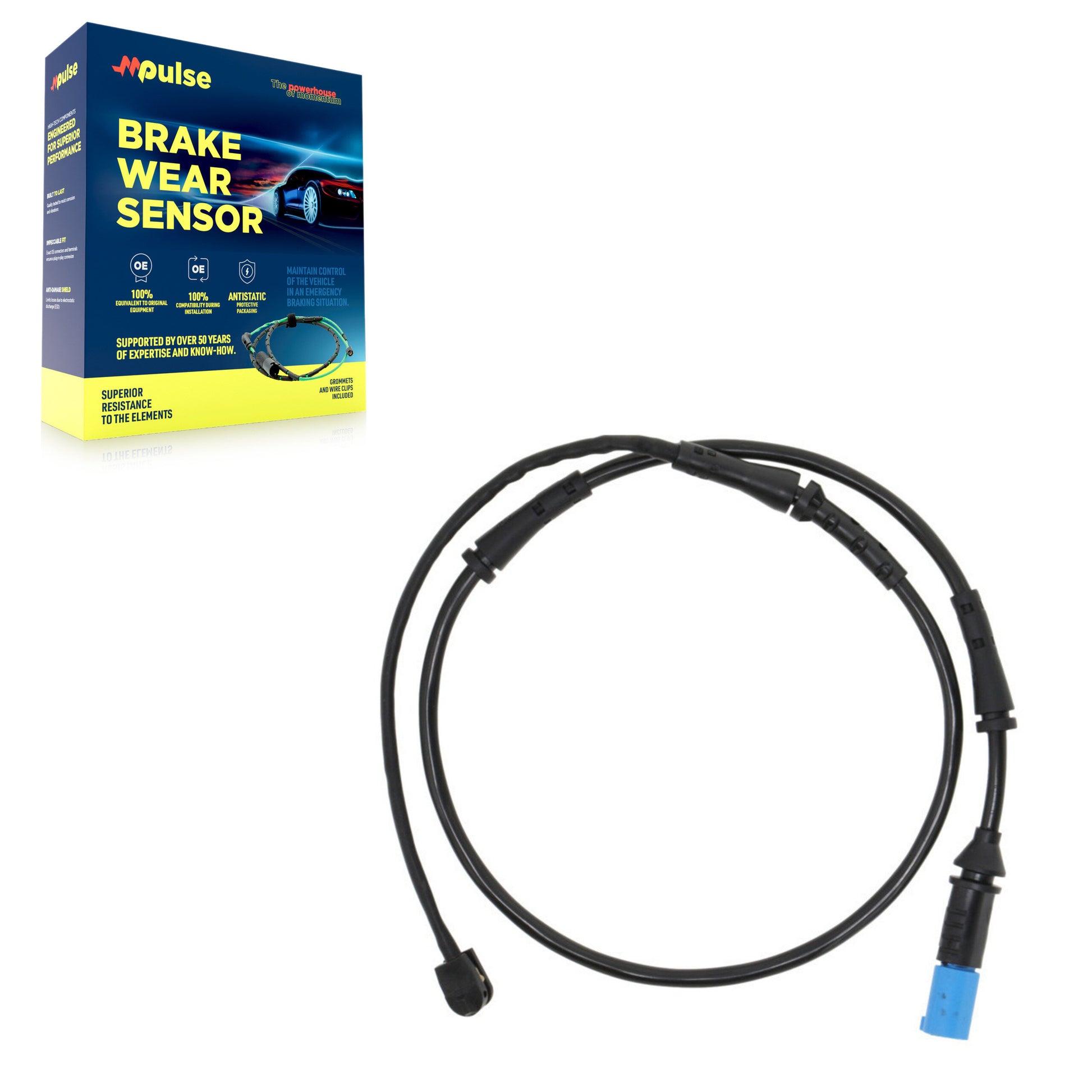 Mpulse SEN-2BWS0455 Disc Brake Pad Wear Sensor for 2019-2025 BMW X5, BMW X6, BMW X7 - Front