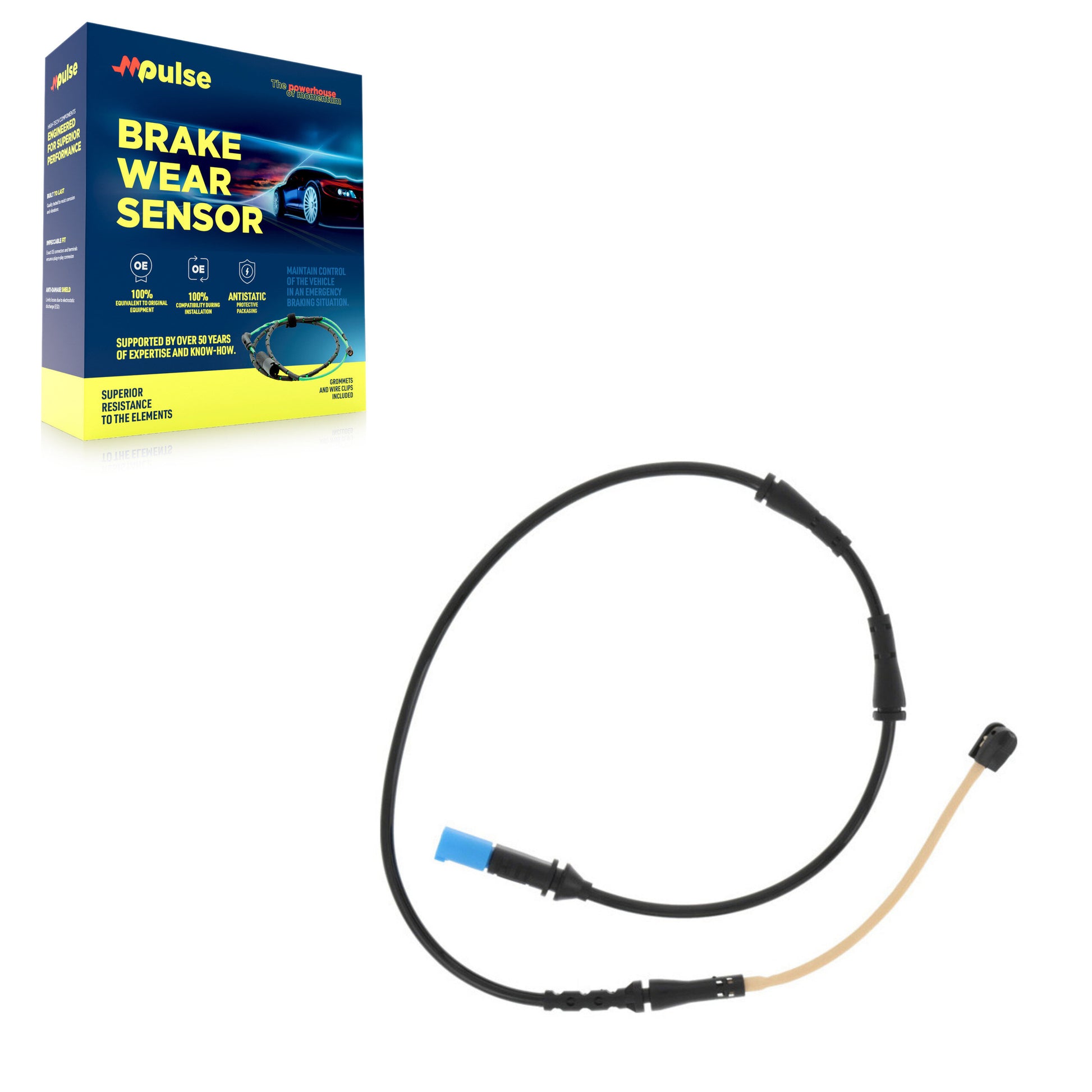 Mpulse SEN-2BWS0456 Disc Brake Pad Wear Sensor for 2019-2025 BMW X4, Toyota GR Supra - Rear