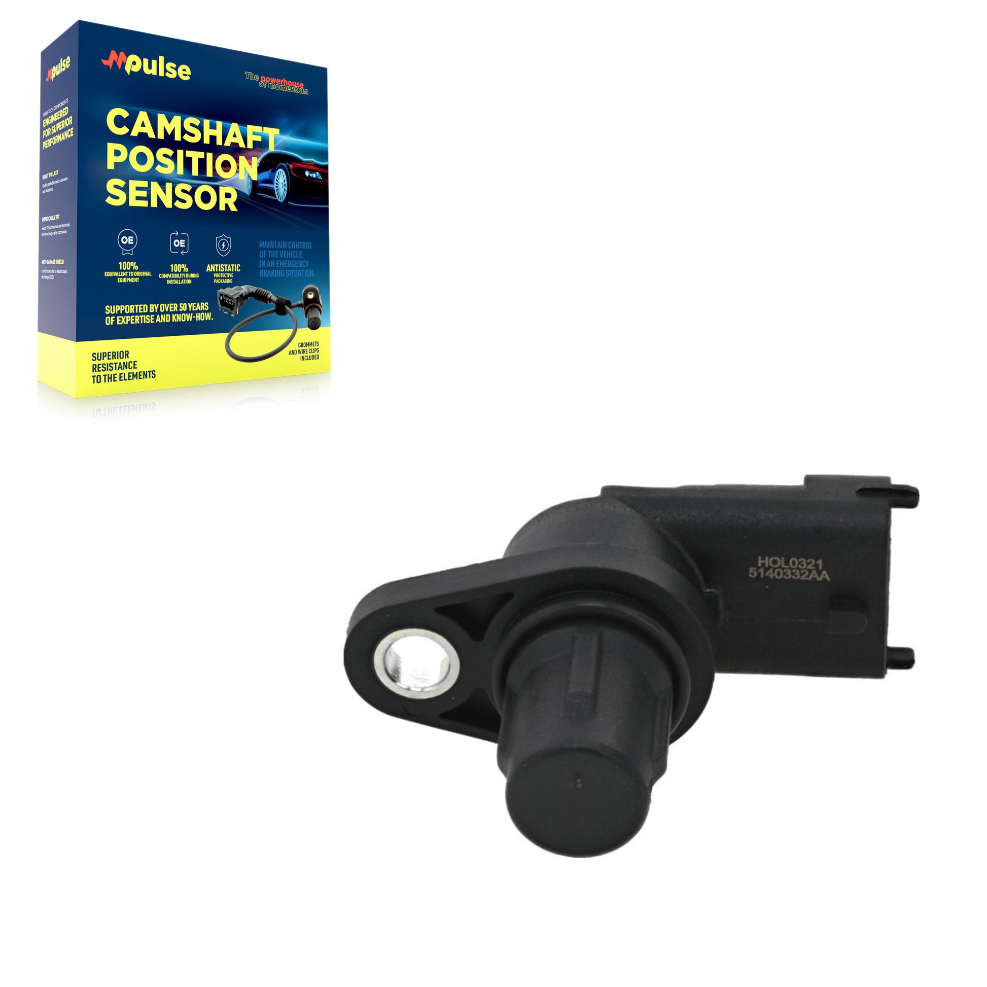 Mpulse SEN-2CAM0296 Engine Camshaft Position Sensor for 2005-2023 Jeep Wrangler, Jeep Gladiator, Jeep Grand Cherokee - N/A