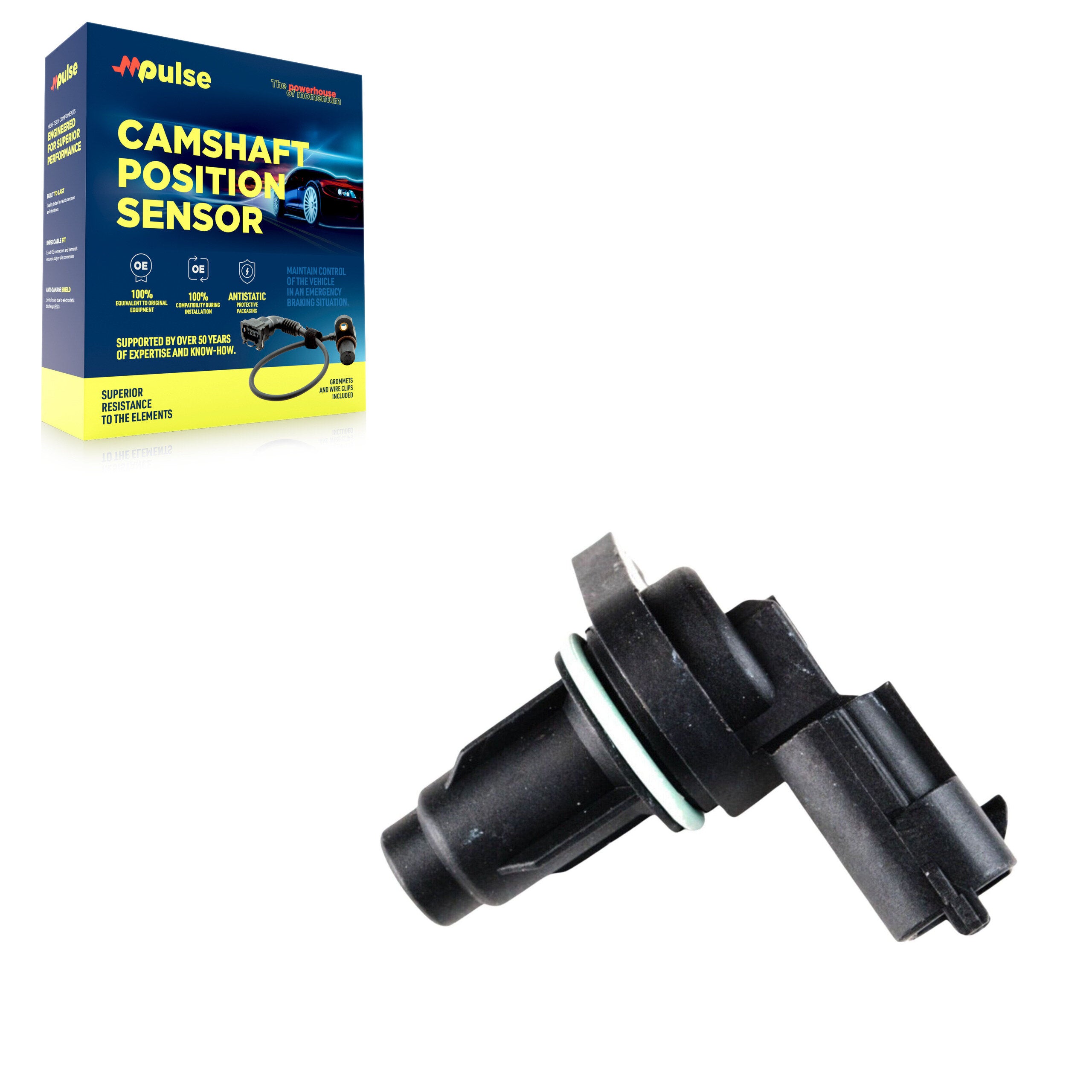 Mpulse SEN-2CAM0362 Engine Camshaft Position Sensor for 2011-2024 Kia Seltos, Hyundai Ioniq, Hyundai Kona - Left, Lower