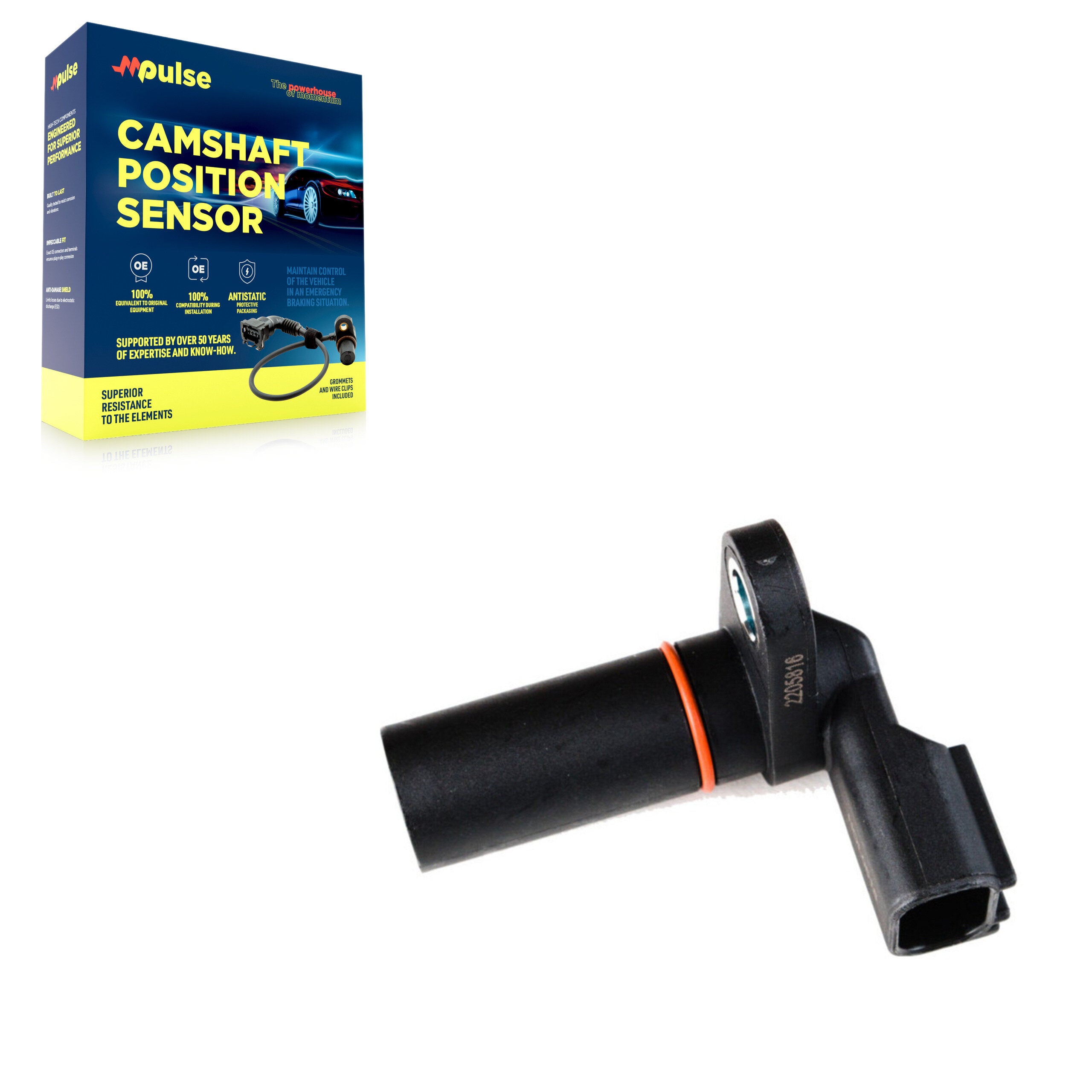 Mpulse SEN-2CAM0522 Engine Camshaft Position Sensor for 2007-2019 Ford Explorer, Ford Flex, Ford Police Interceptor Sedan - Exhaust, Intake